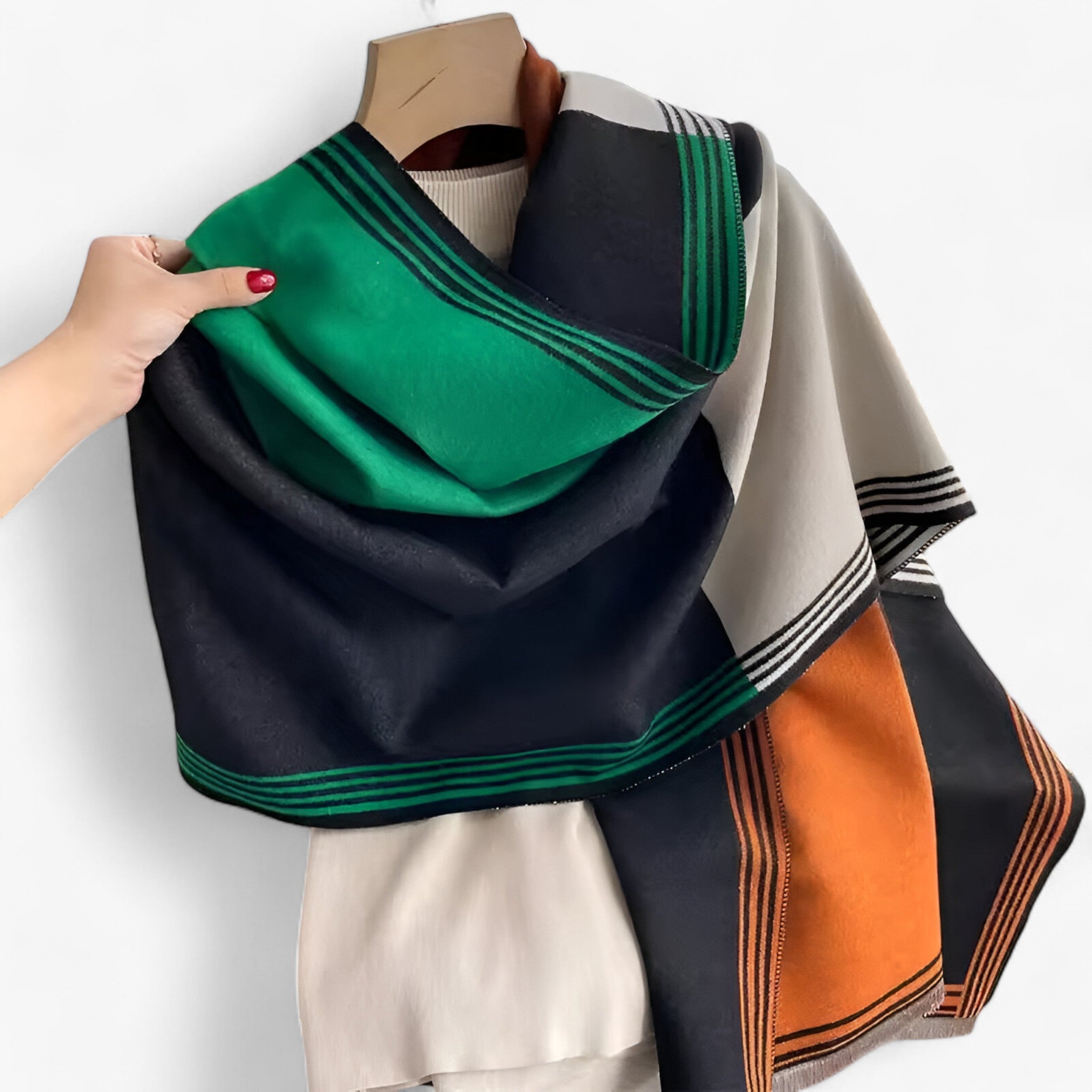 Valeria | Luksus Kashmere Tørklæde – Elegance og Varme i Én - DE798-05 - women's fashion - {{ product_tags }