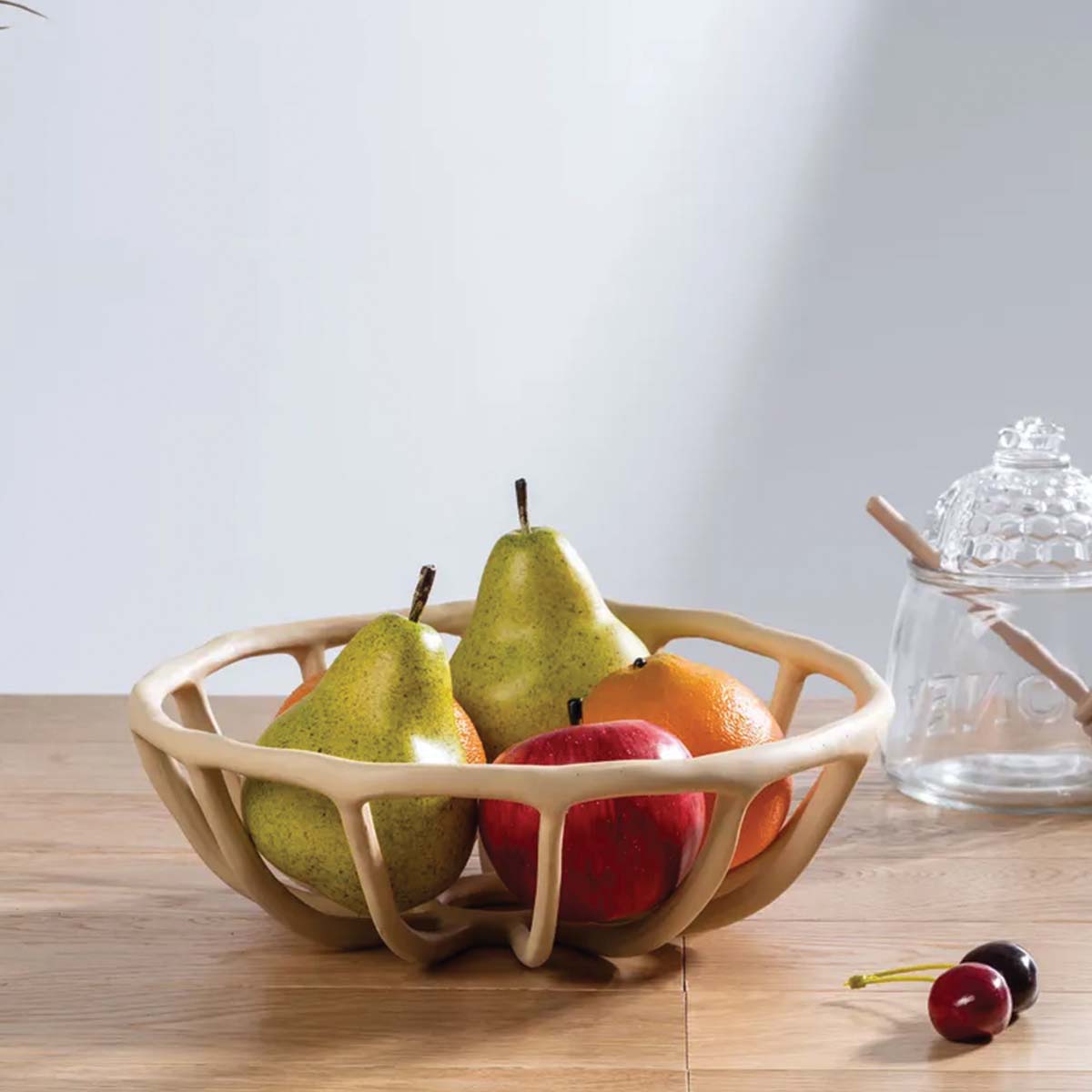 Har resin frugtskål | Skulptureret bakke - Stilren & Funktionel - - house & garden - {{ product_tags }