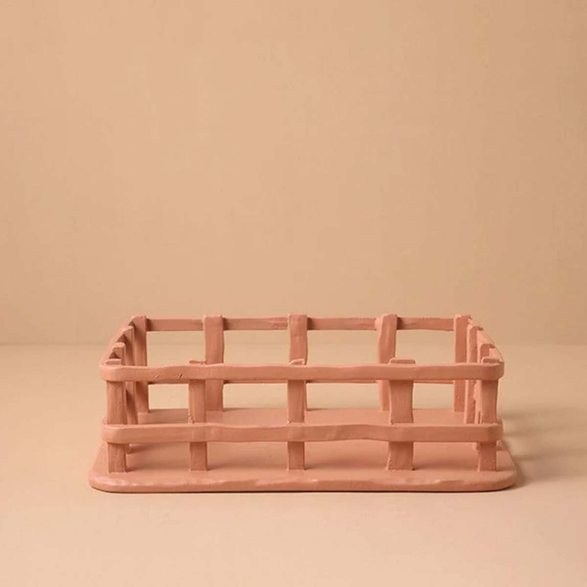 Har resin frugtskål | Skulptureret bakke - Stilren & Funktionel - Terrakotta - house & garden - {{ product_tags }