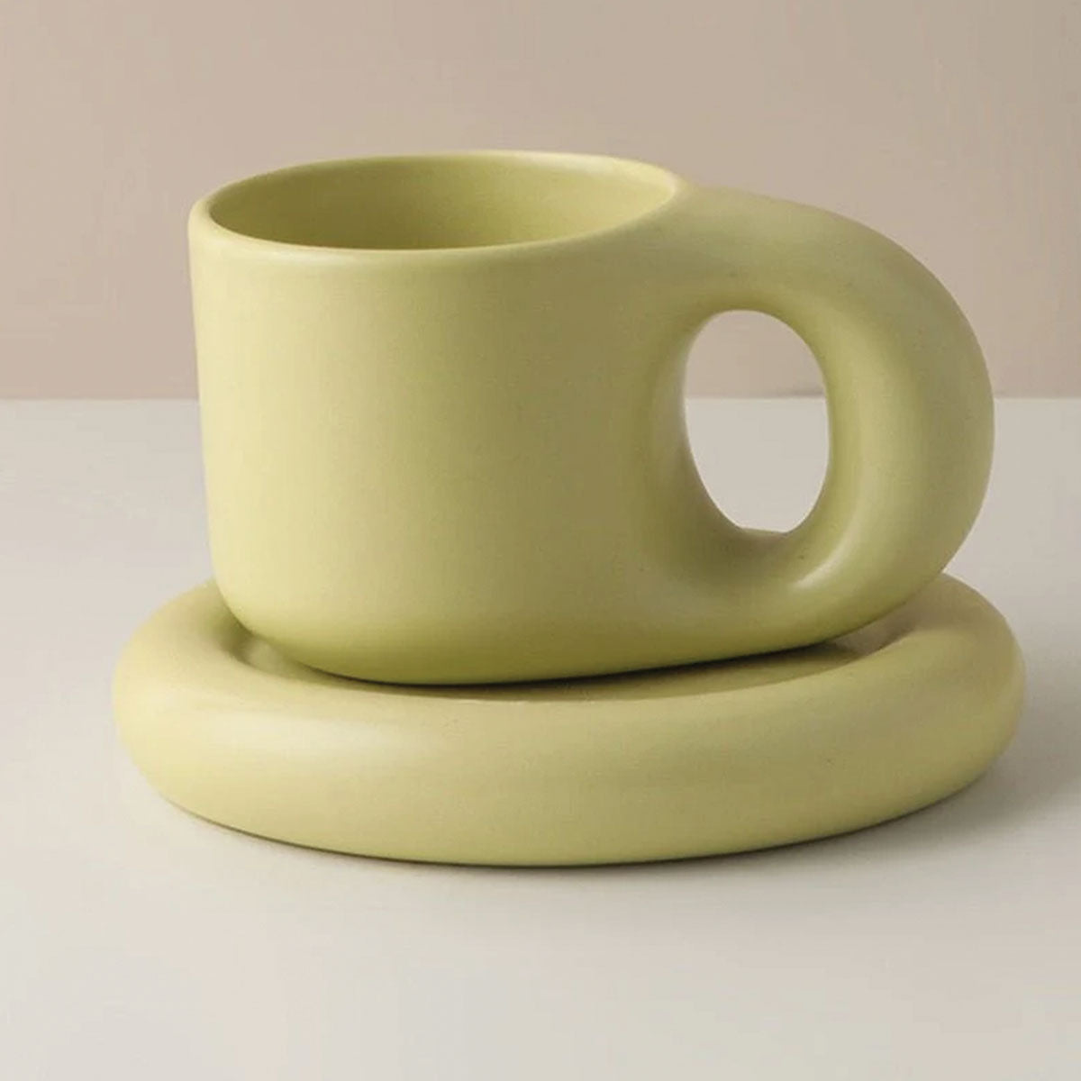 Robust keramik espresso-kop | Stilren, Holdbar, Perfekt til espresso - Grøn - house & garden - {{ product_tags }