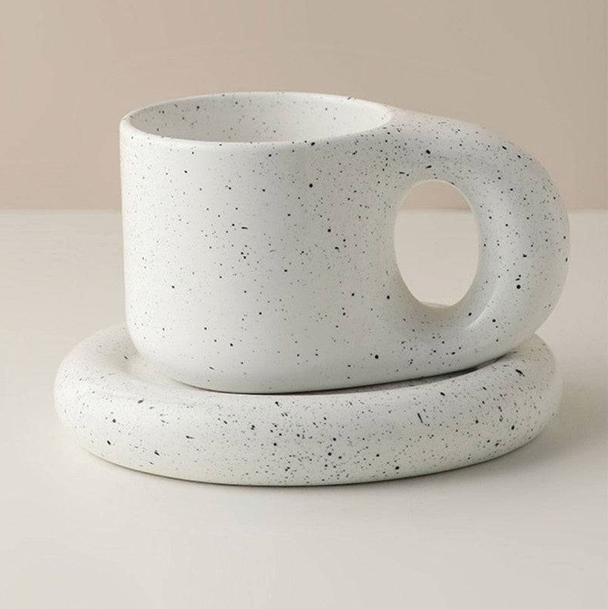 Robust keramik espresso-kop | Stilren, Holdbar, Perfekt til espresso - Hvid - house & garden - {{ product_tags }