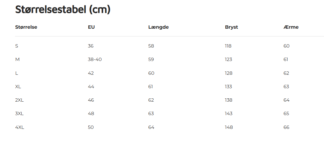 Size Guide