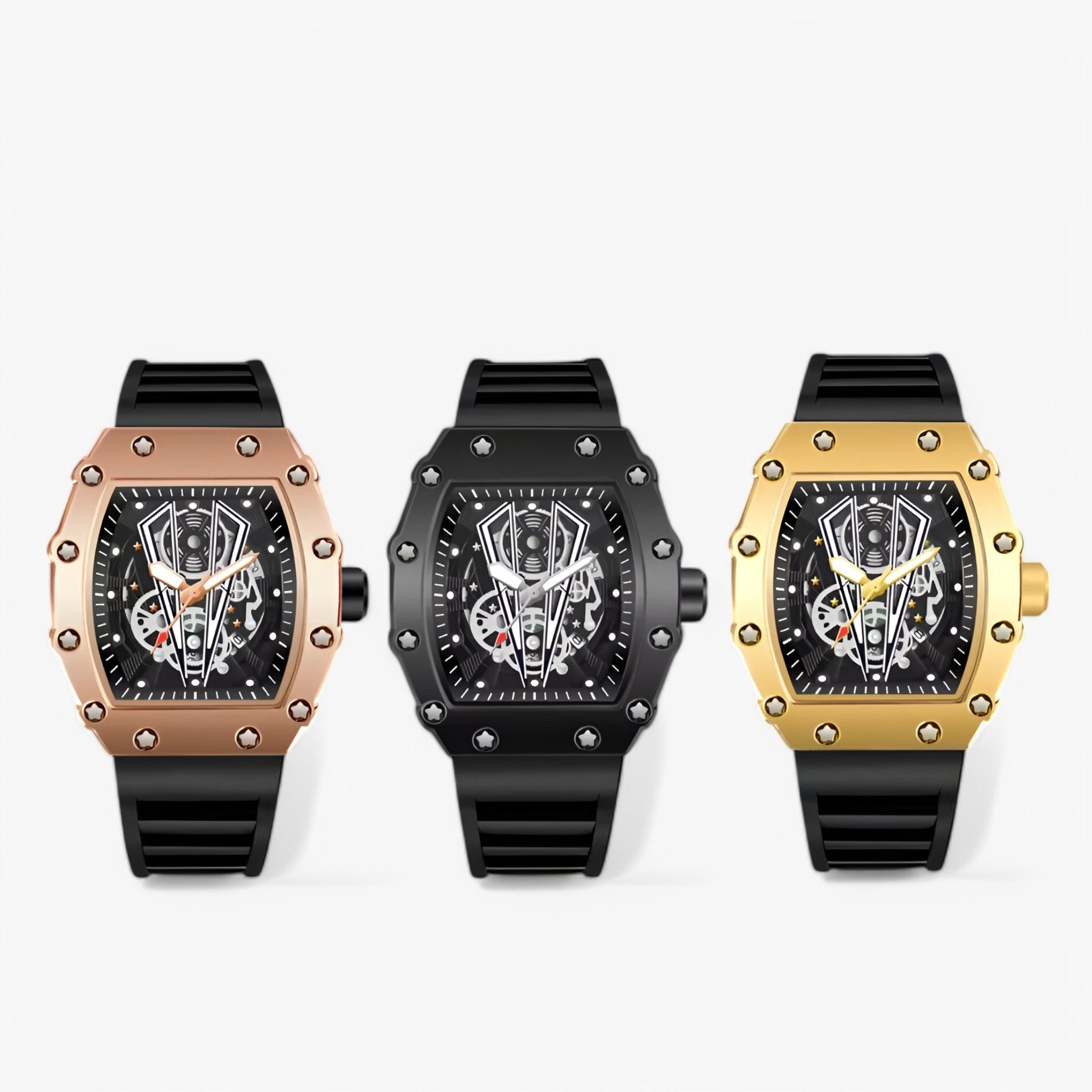 Adelmo | Firkantet luksus sportsur - - watches - {{ product_tags }