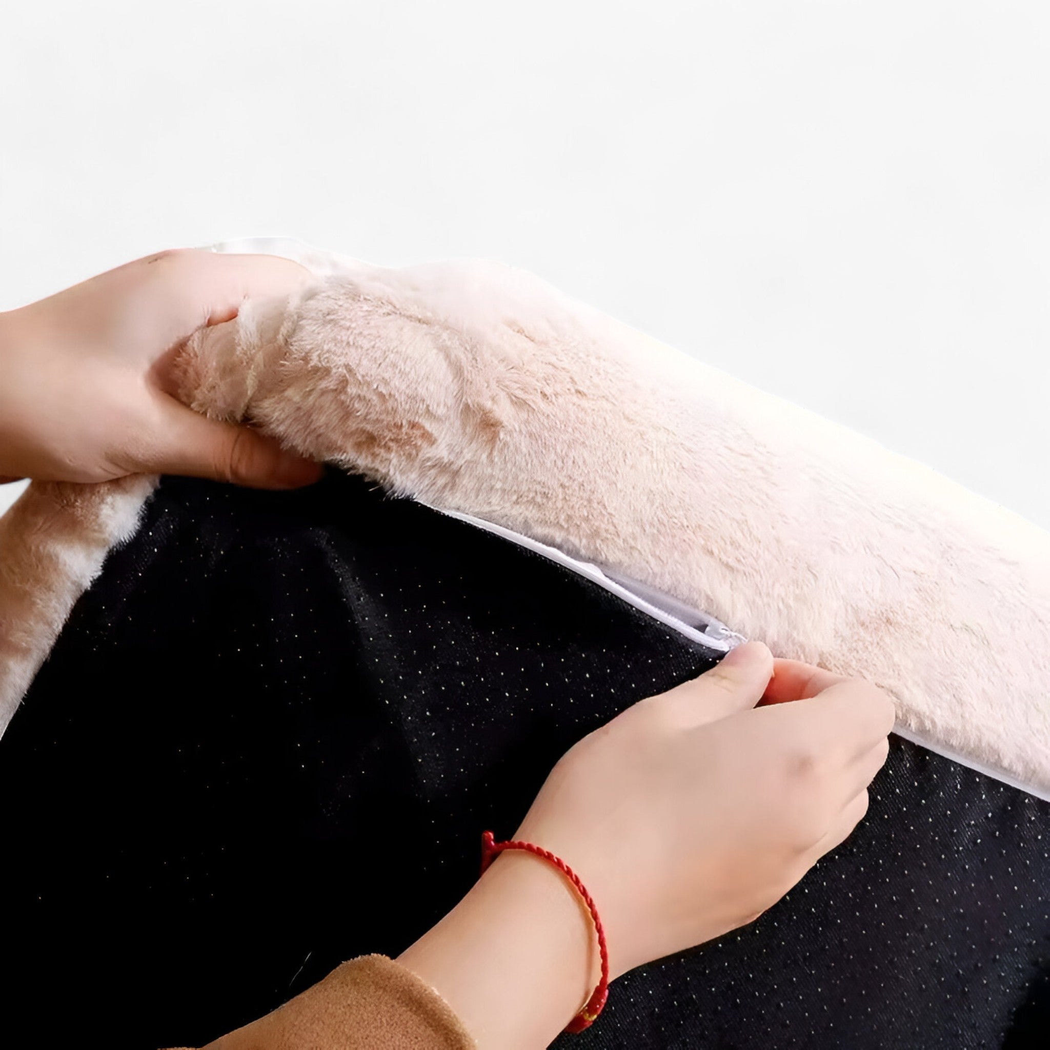 Luna | Luksuriøs Fløjl Kæledyrsseng til Komfort og Varme - - house & garden - {{ product_tags }