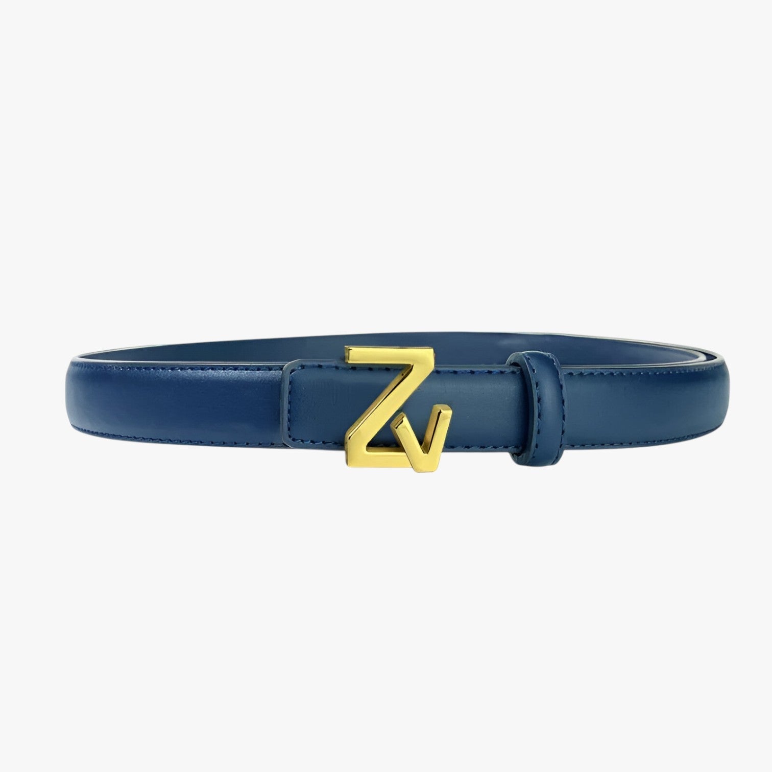 Liliana | Elegant damebælte med ZV spænde - mørkeblå 110cm - women's fashion - {{ product_tags }