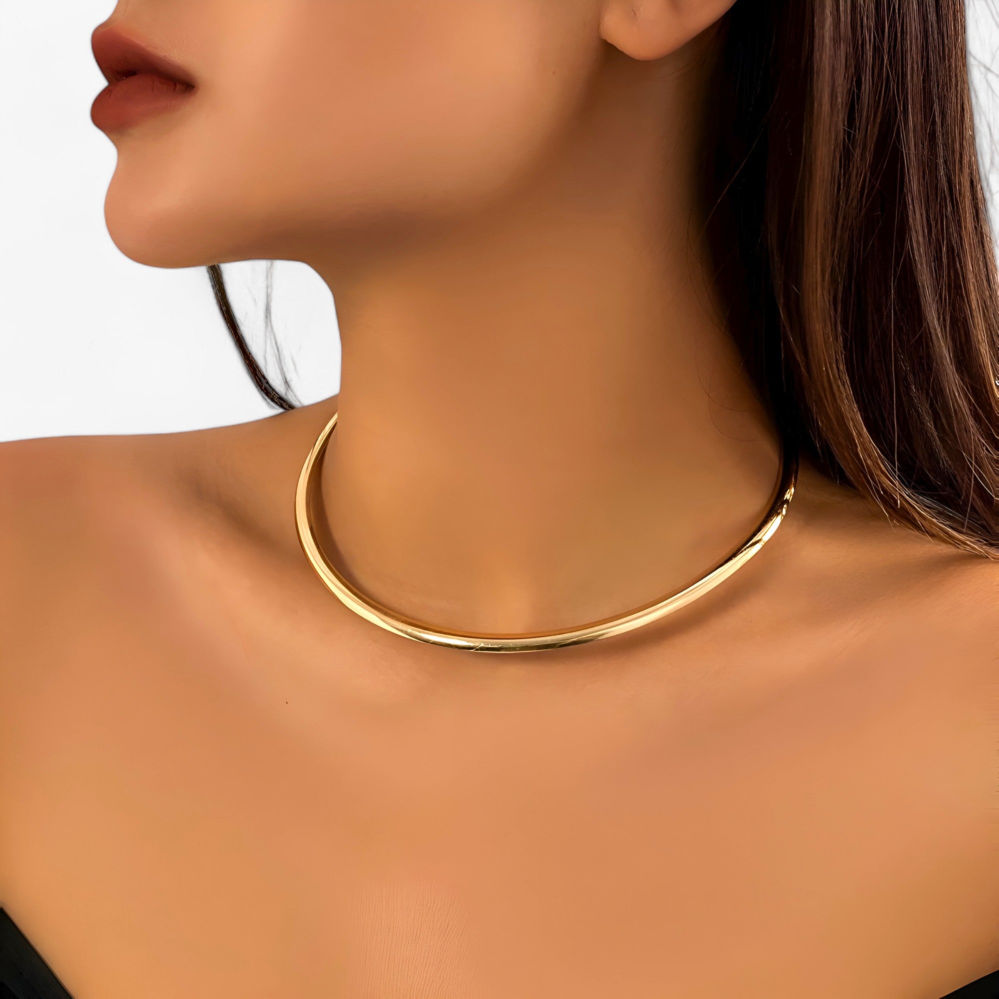 Aira | Gylden Choker Enkel - Elegante Stilmulighed for Enhver Festlook - - women's fashion - {{ product_tags }