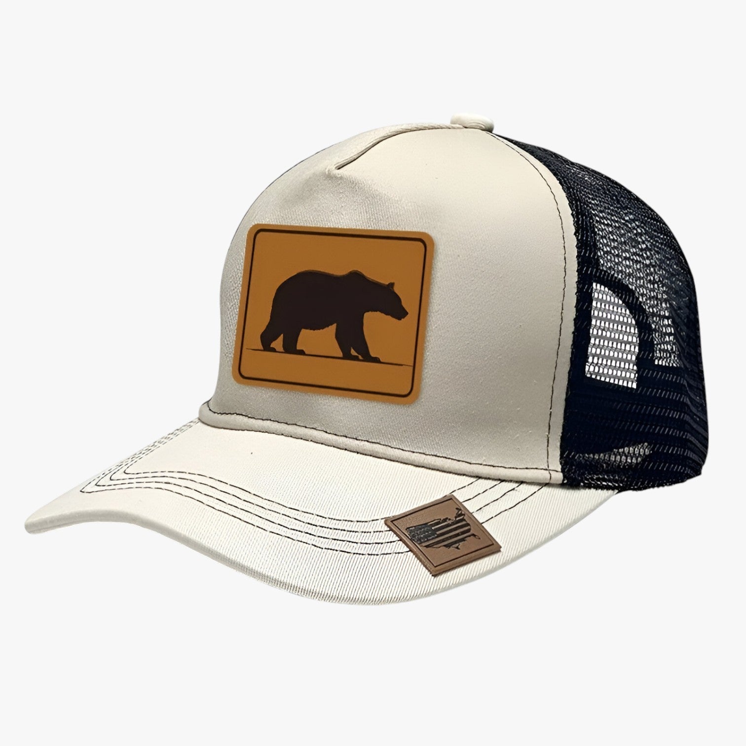 Rodrigo | Cool og stilfuld snapback med solbeskyttelse til hver dag - Beige 56-62CM - men's fashion - {{ product_tags }