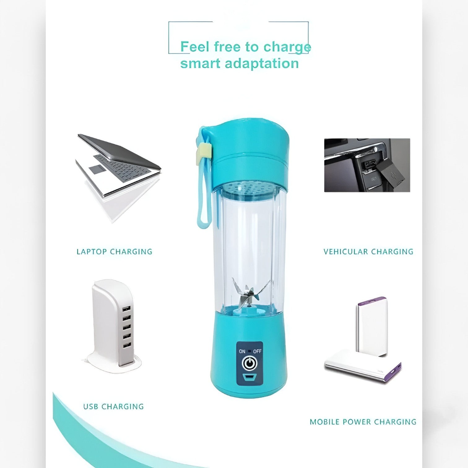 Karylle | Bærbar USB-juicer: Friske smoothies når som helst og hvor som helst - - gadgets - {{ product_tags }