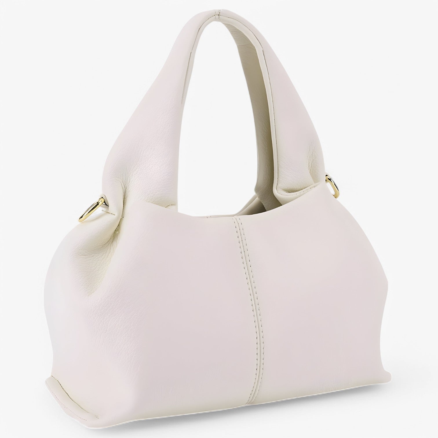 Jimena | Elegant retro skuldertas – Let, rummelig og stilfuld - Hvid - bags - {{ product_tags }