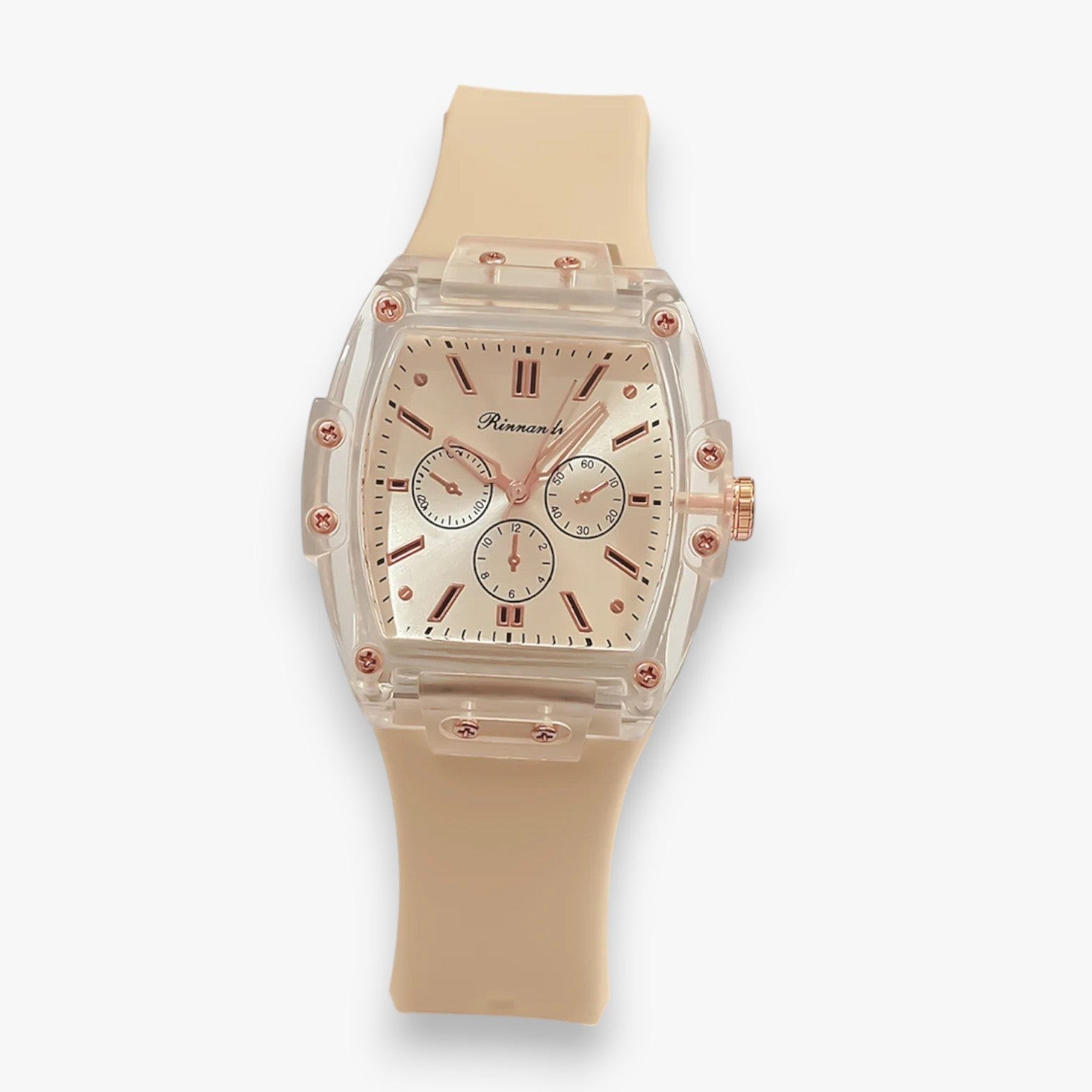 Kiera | Luksuriøst og komfortabelt damesur med silikonearmbånd - - watches - {{ product_tags }