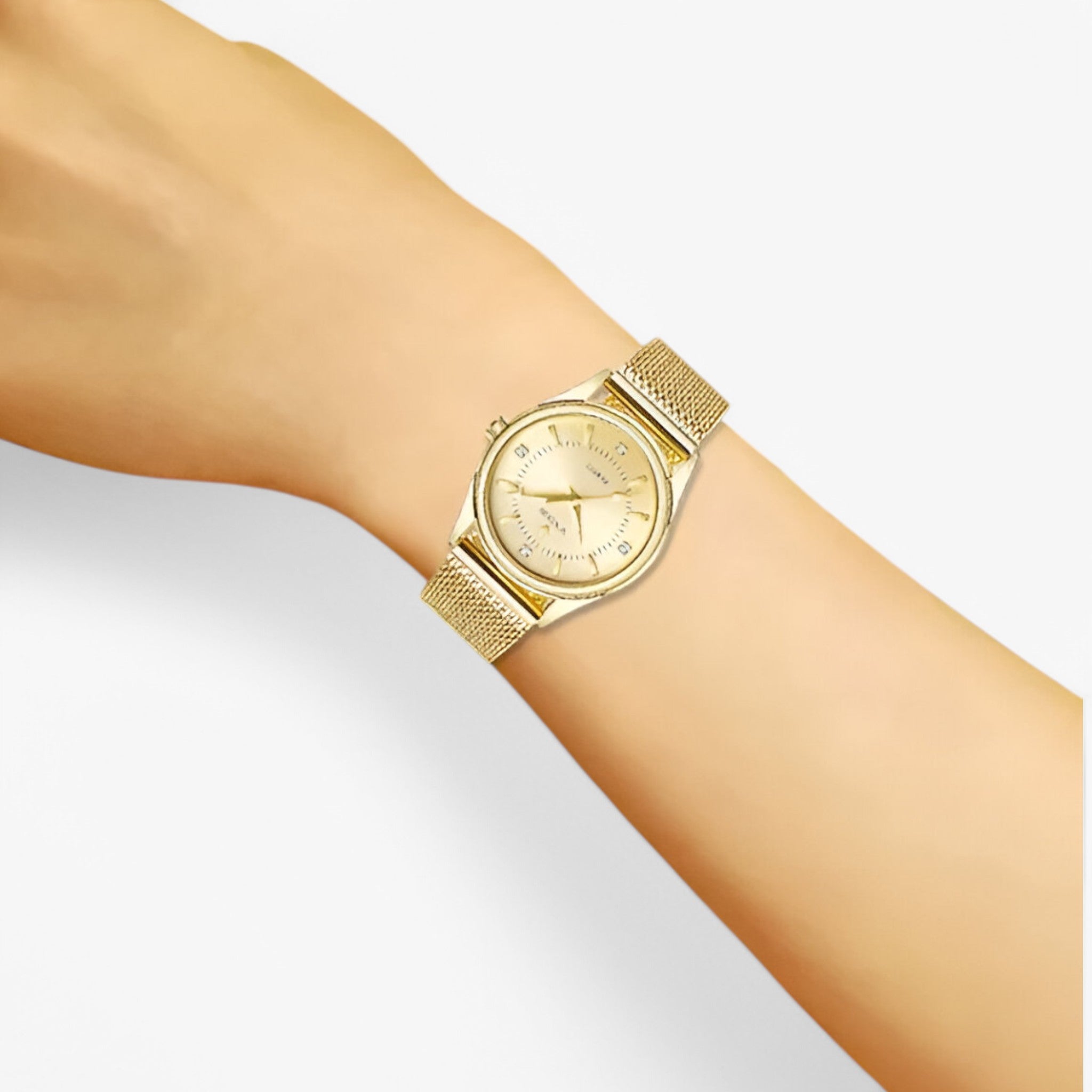 Maria | Luksus elegant guld dameur med diamanter - - watches - {{ product_tags }
