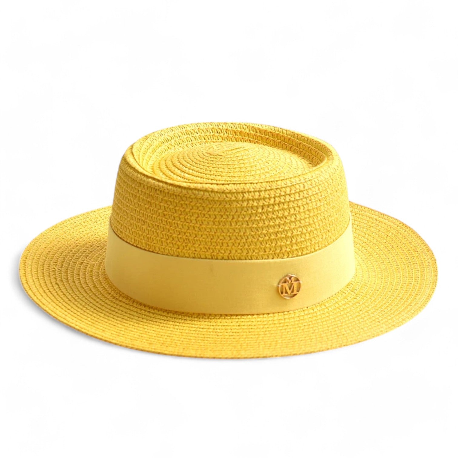 Clara | Elegant strohat - Stilfuld, letvægts og rejsevenlig - Geel 56-58CM - women's fashion - {{ product_tags }