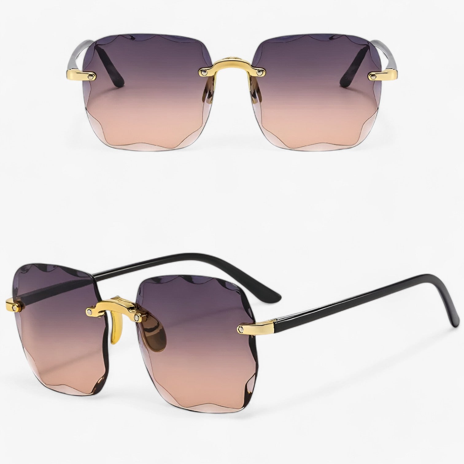 Kamila | Stilfuld randløs solbrille med UV-beskyttelse - - women's fashion - {{ product_tags }