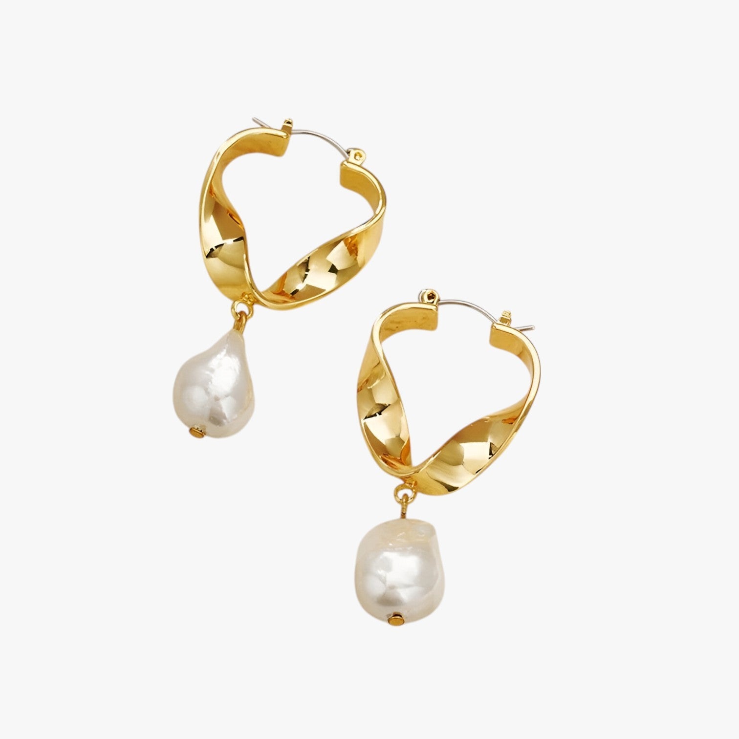 Audrey | Torque Øreringe - Bæredygtige & Stilfulde 18k Guld-Belagt - - other - {{ product_tags }