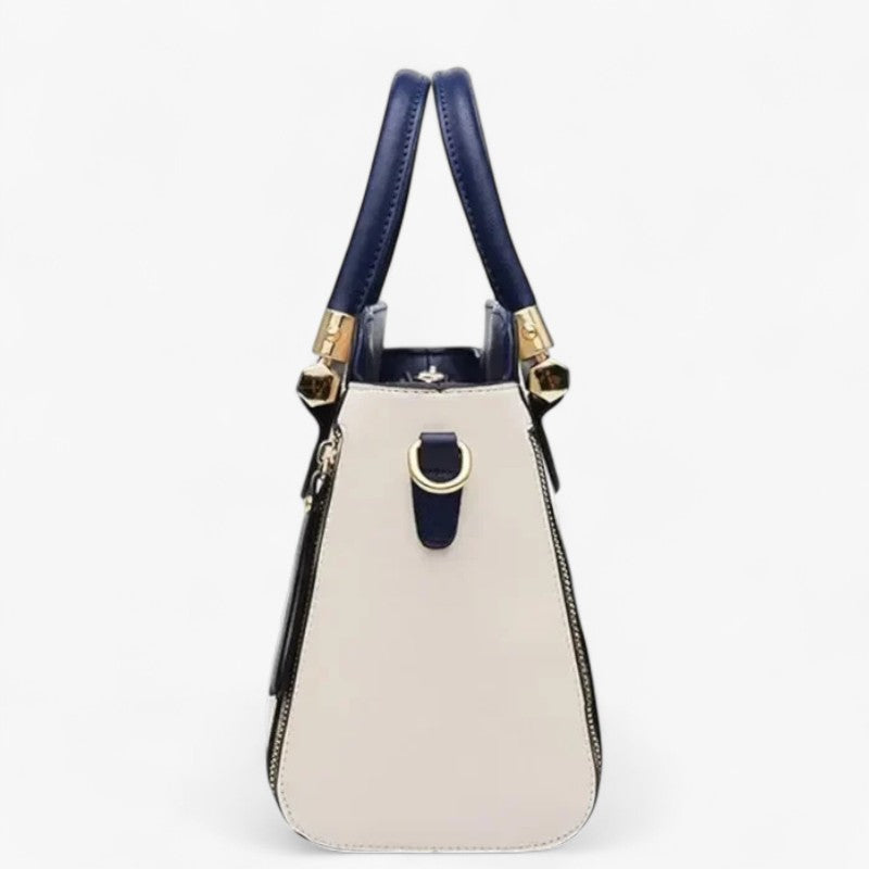 Elisabeth | Chik Kontrast Håndtaske – Stilfuld & Professionel til Arbejde - - bags - {{ product_tags }