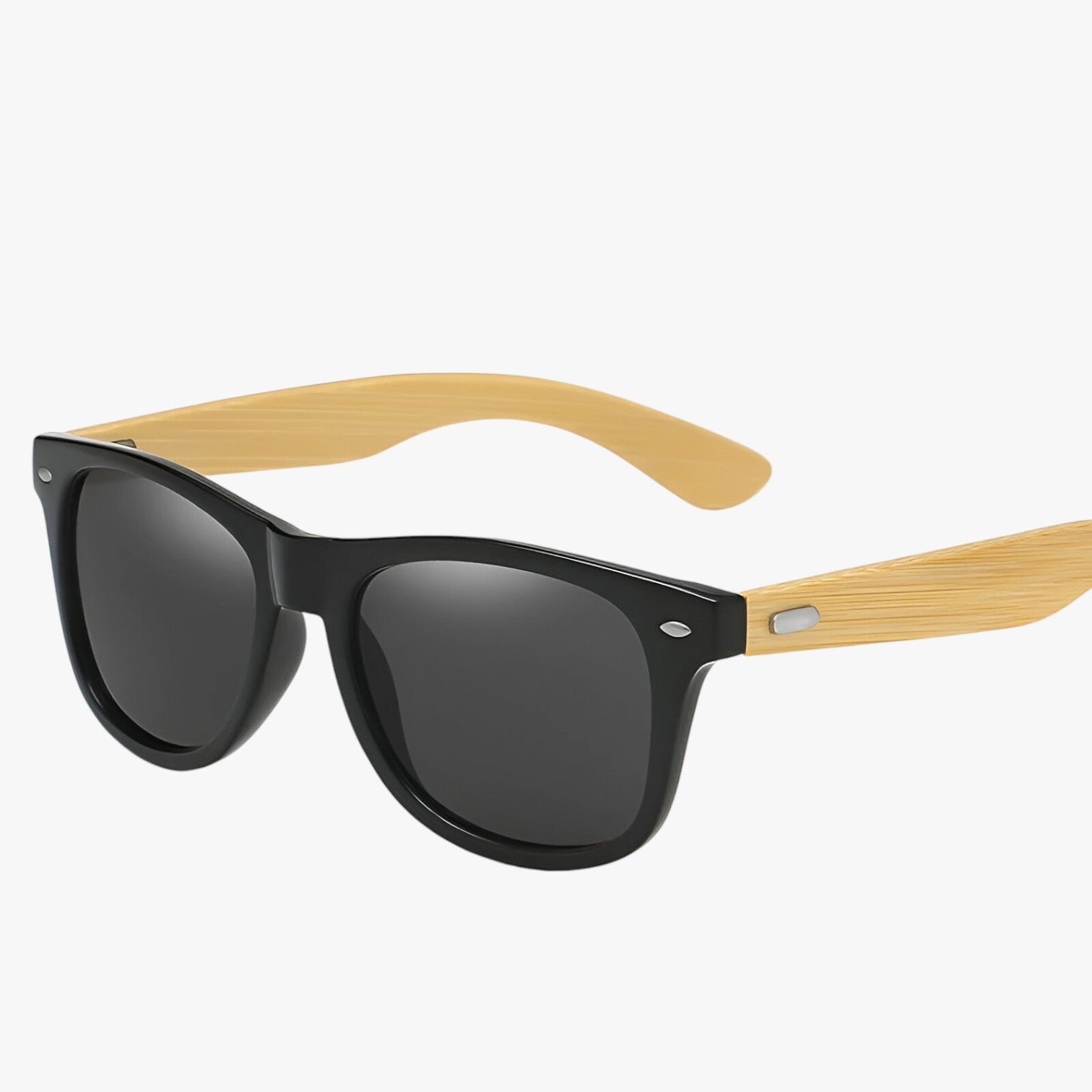 Jamari | Stilfuld træsolbrille – polariseret & UV-beskyttelse - Sort - other - {{ product_tags }