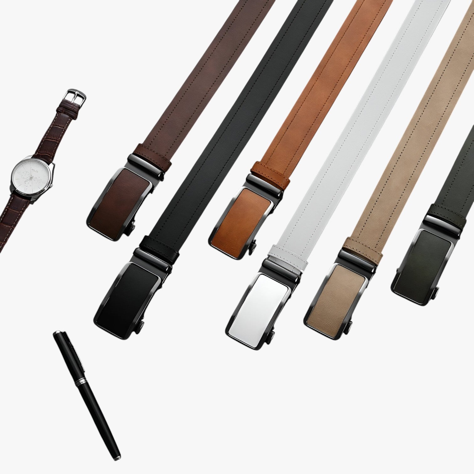 Colson | Herre bælte med automatisk spænde - Stil og komfort til hverdag - - men's fashion - {{ product_tags }