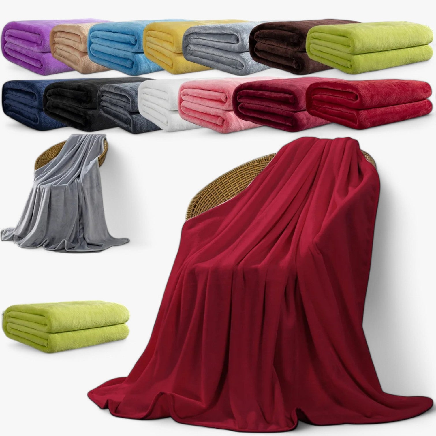 Lyra | Flanell blød tæppe – Varme og komfort til ethvert rum - - house & garden - {{ product_tags }