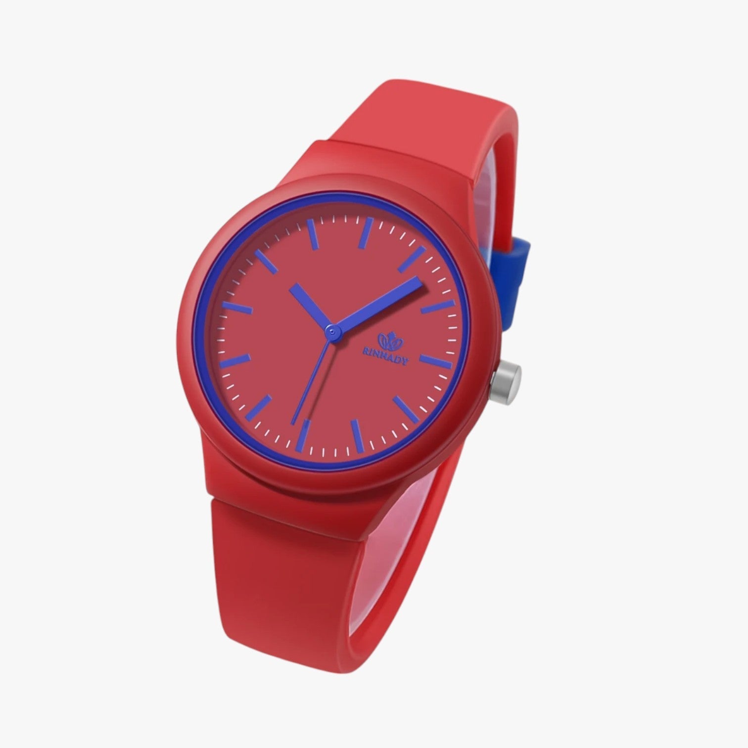 Maxence | Stilet og komfortabelt silikone dameur - Rød - watches - {{ product_tags }