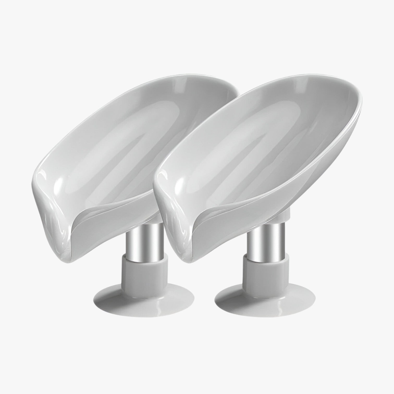 Adelia | Selv-tørrende sæbeskål – Ingen våd sæbe, ingen rod - 2PCS Grå - house & garden - {{ product_tags }