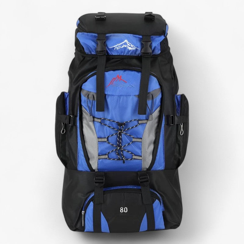 Vance | Vandtæt vandretursrygsæk – Rummelig, holdbar og klar til eventyr - Blå 80L - bags - {{ product_tags }