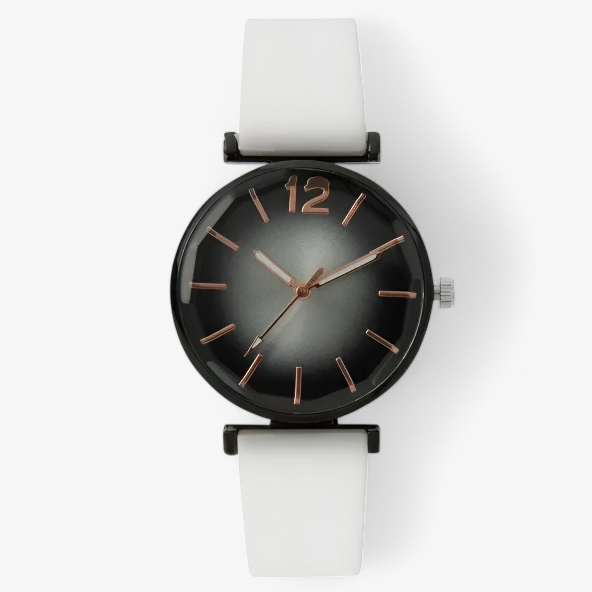 Lena | Casual sportsur med silikoneremme - Hvid - watches - {{ product_tags }