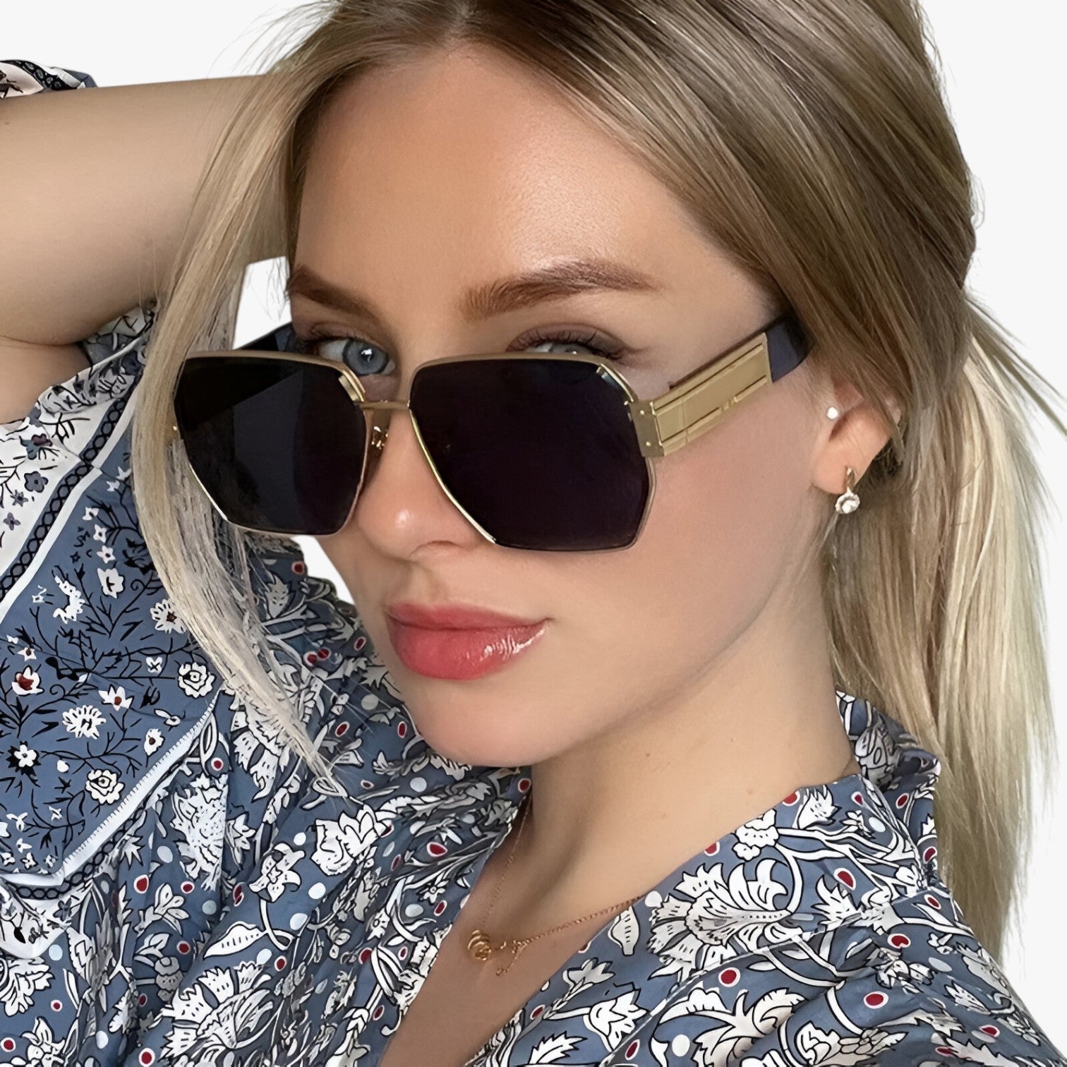 Zayla | Retro solbrille – Trendy look & UV400 beskyttelse - - women's fashion - {{ product_tags }
