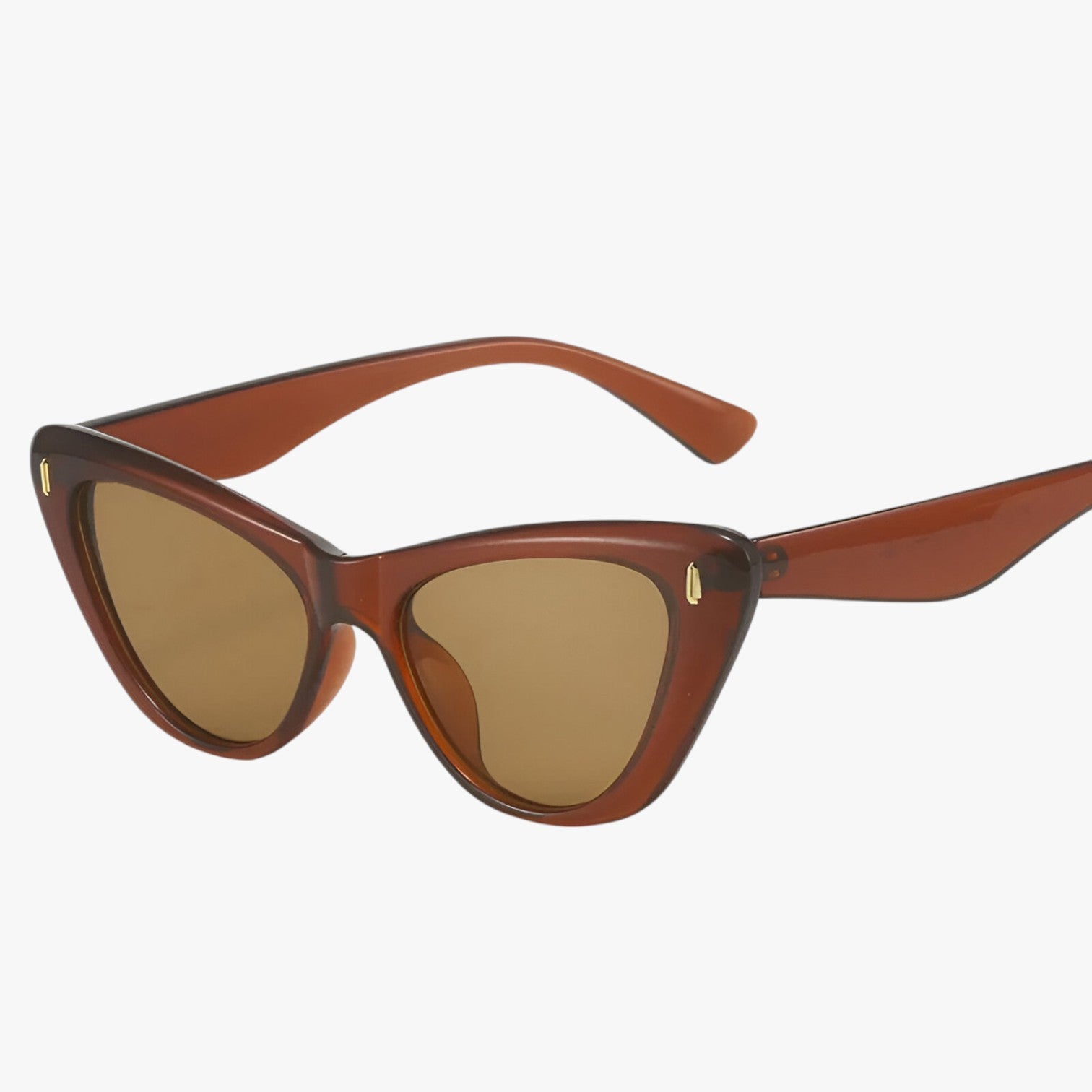 Kamila | Vintage Chic - Ovale Cat-Eye solbrille til UV-beskyttelse - Thee MULTI - women's fashion - {{ product_tags }