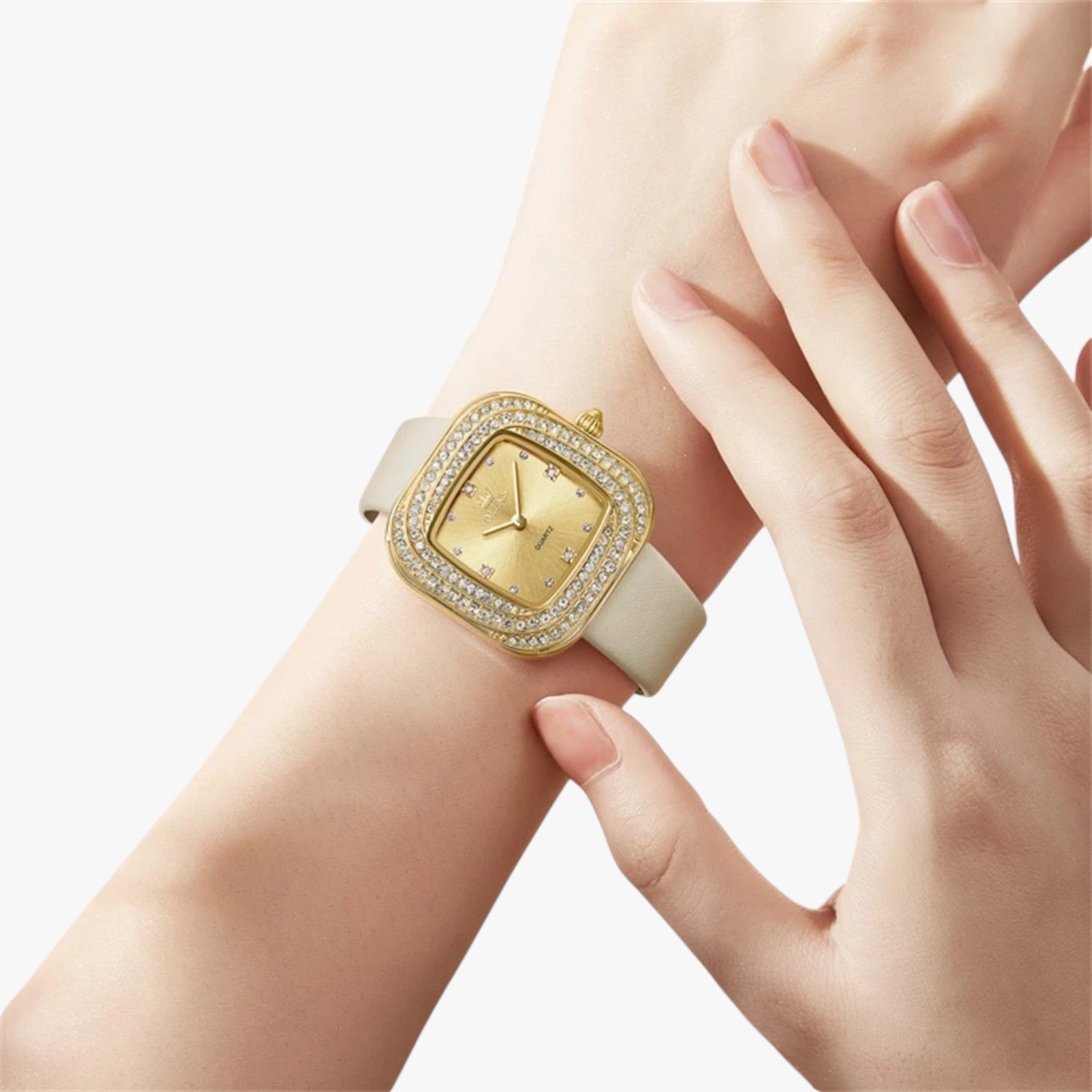 Blair | Elegant firkantet læderur - - watches - {{ product_tags }