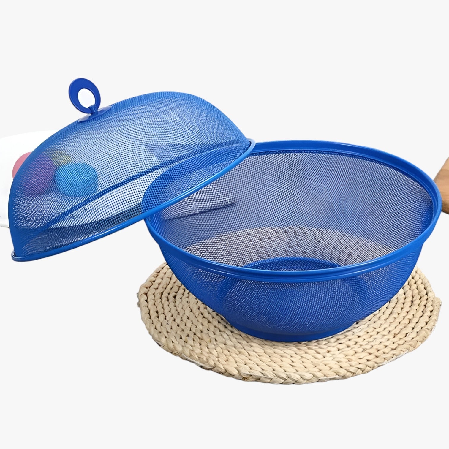Edith | Vliegfri & Rummelig: Frugtfad i rustfrit stål med låg og stor kapacitet - - house & garden - {{ product_tags }