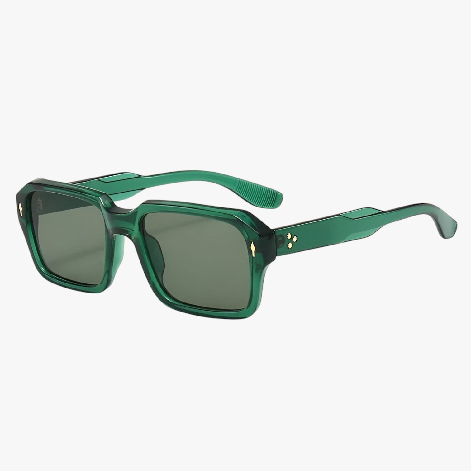 Kenyon | Rektangulær solbrille - UV400-beskyttelse og design - Grøn Som vist på figuren - Kenyon | Rektangulær solbrille - UV400-beskyttelse og design- €25 - {{ product_tags }