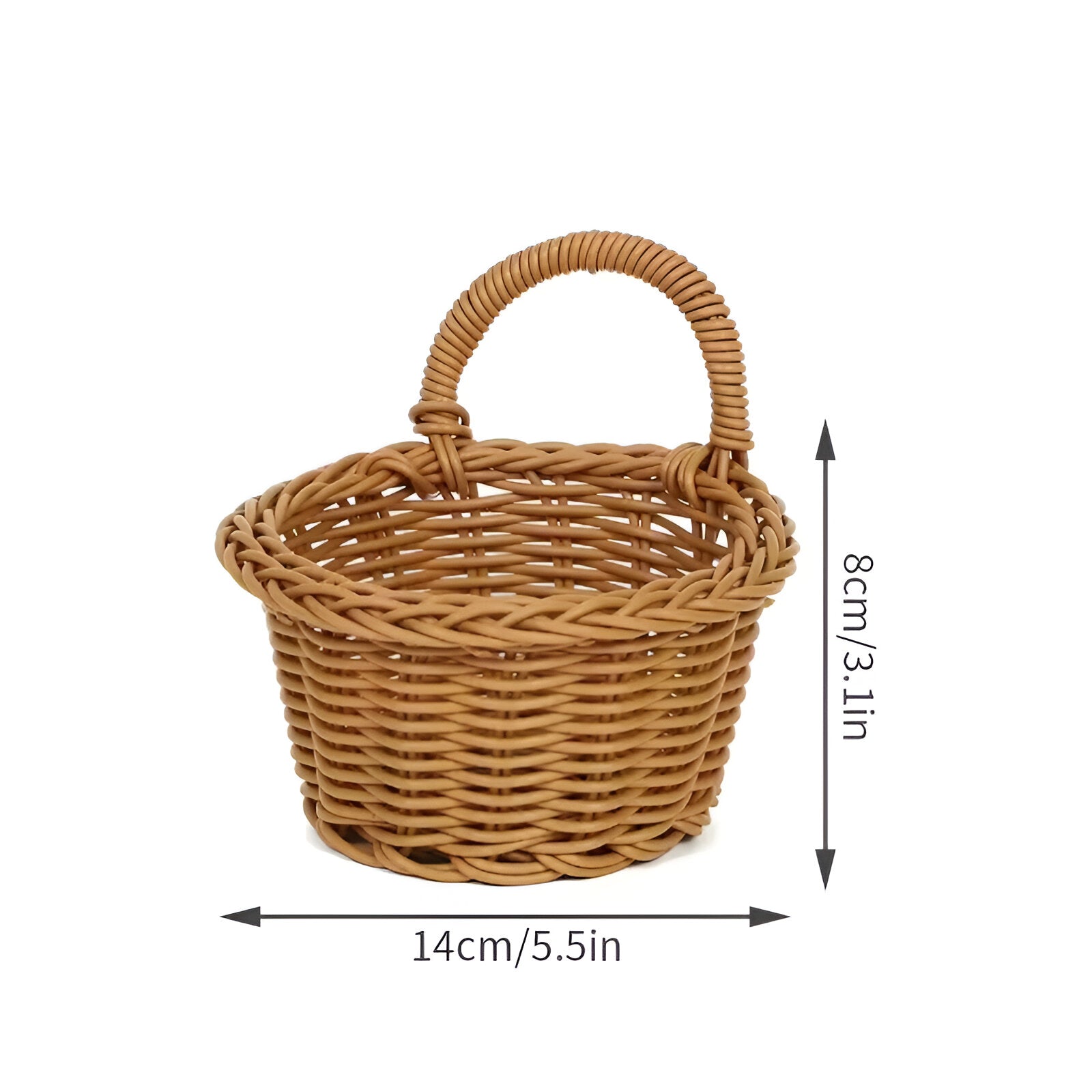 Isla | Vævet hængende opbevaringskurv - 14cmX8cm - house & garden - {{ product_tags }