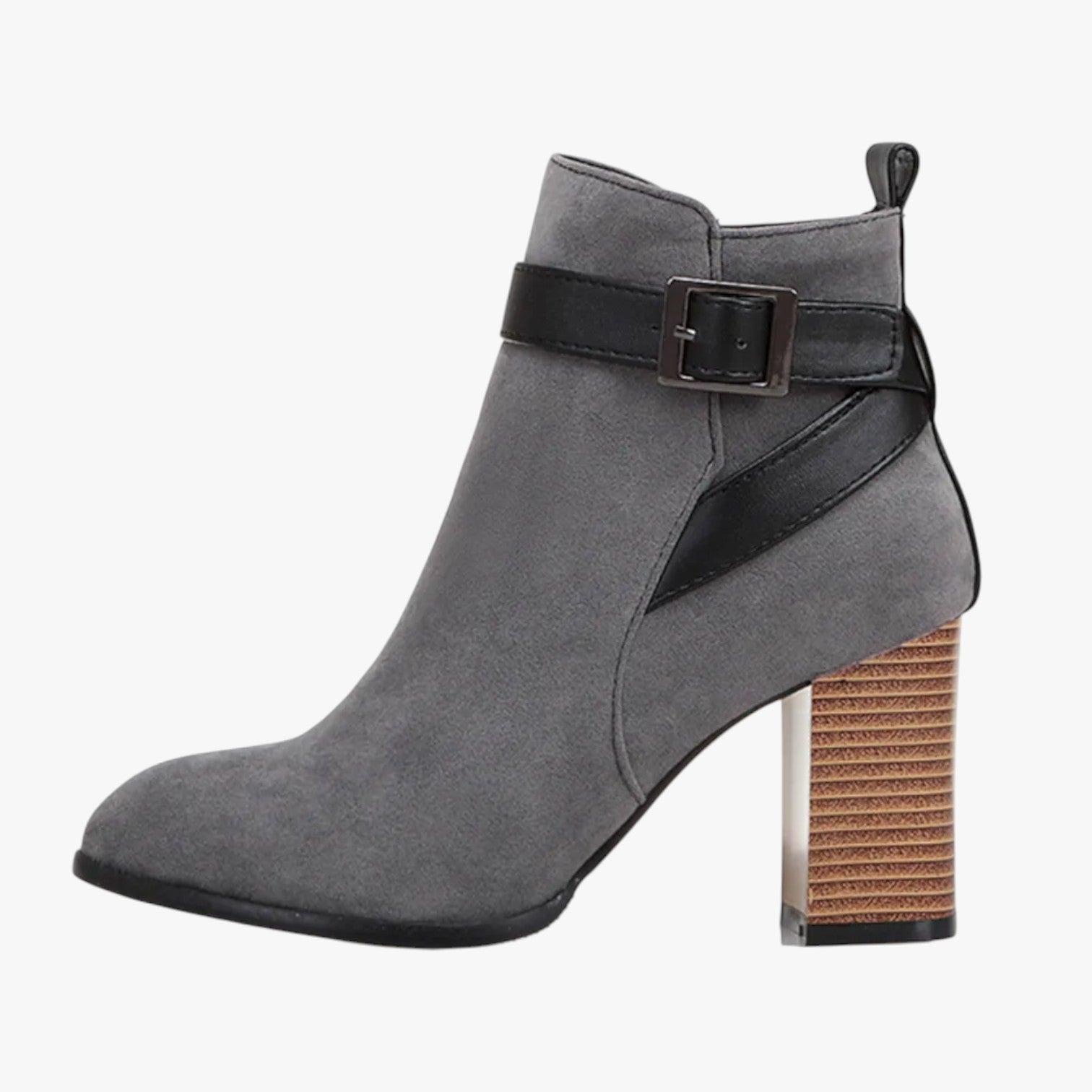 Eberta | Kvindelige høje støvler med spænde – Elegance og komfort til efteråret/vinteren - Grå - Eberta | Kvindelige høje støvler med spænde – Elegance og komfort til efteråret/vinteren - €25 - {{ product_tags }