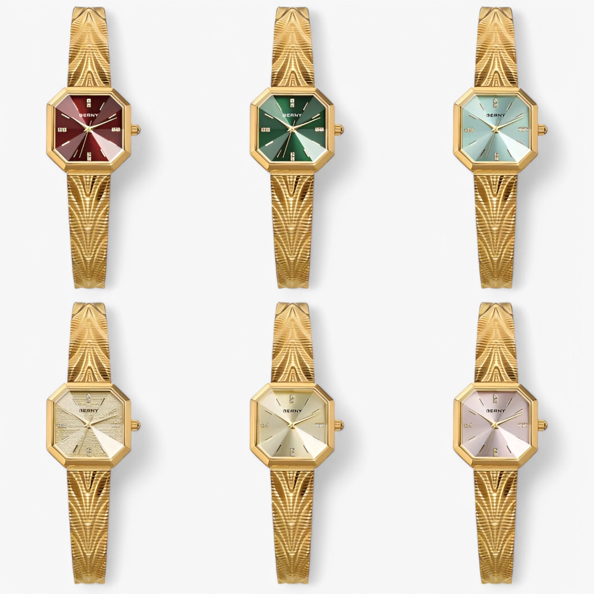 Elisa | Luksus ottekantet guldur - - watches - {{ product_tags }
