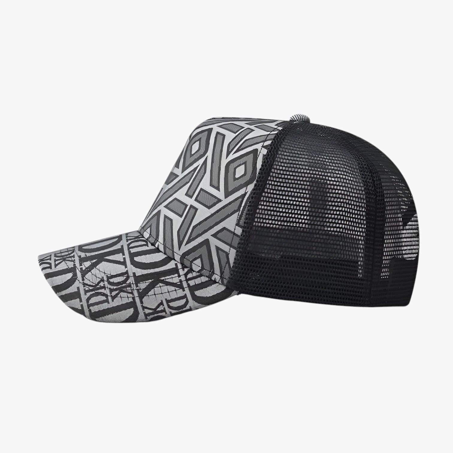 Elijah | Justerbar flad hat med ternet mønster - - men's fashion - {{ product_tags }