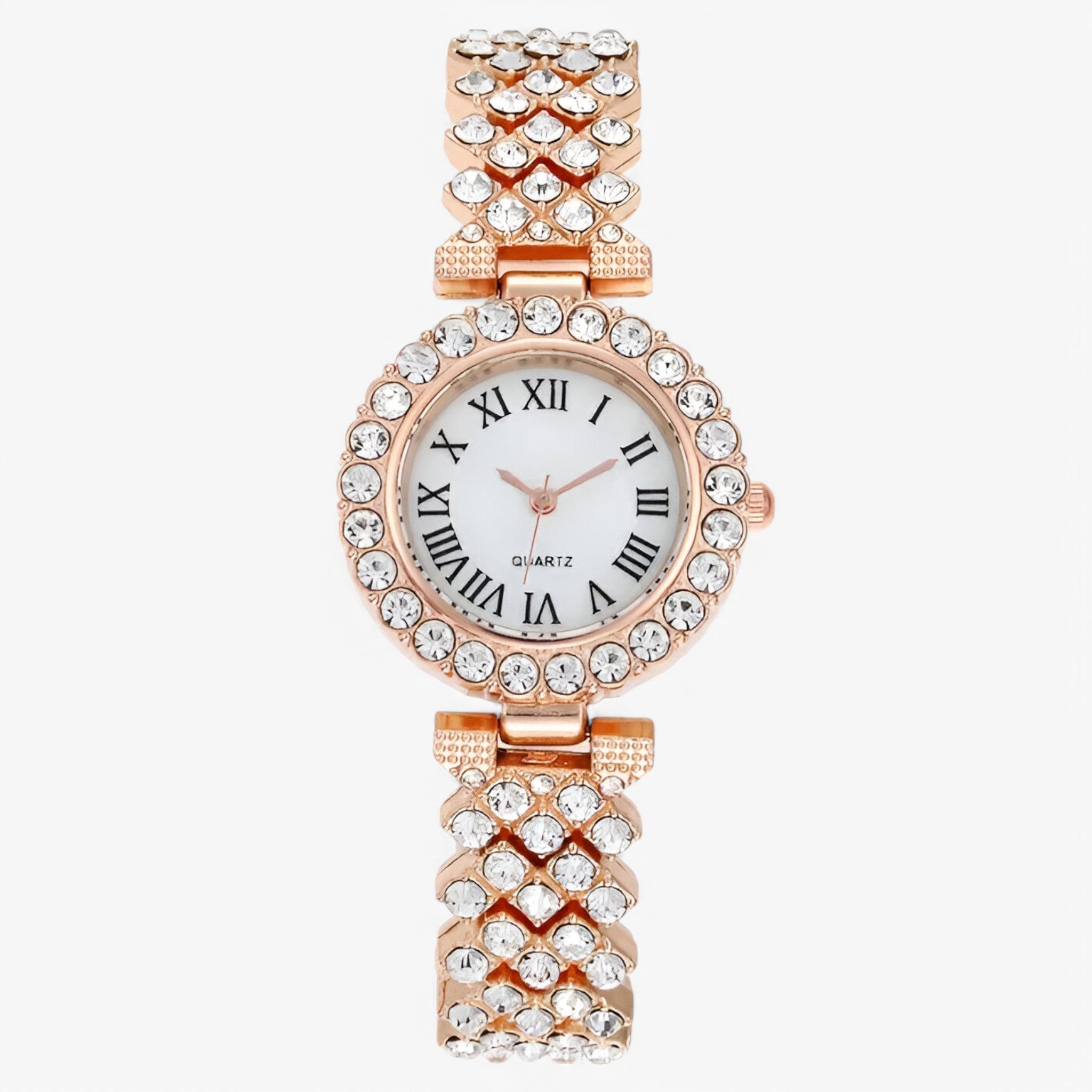 Maria | Rose guld ur med diamanter - rosa guld - watches - {{ product_tags }