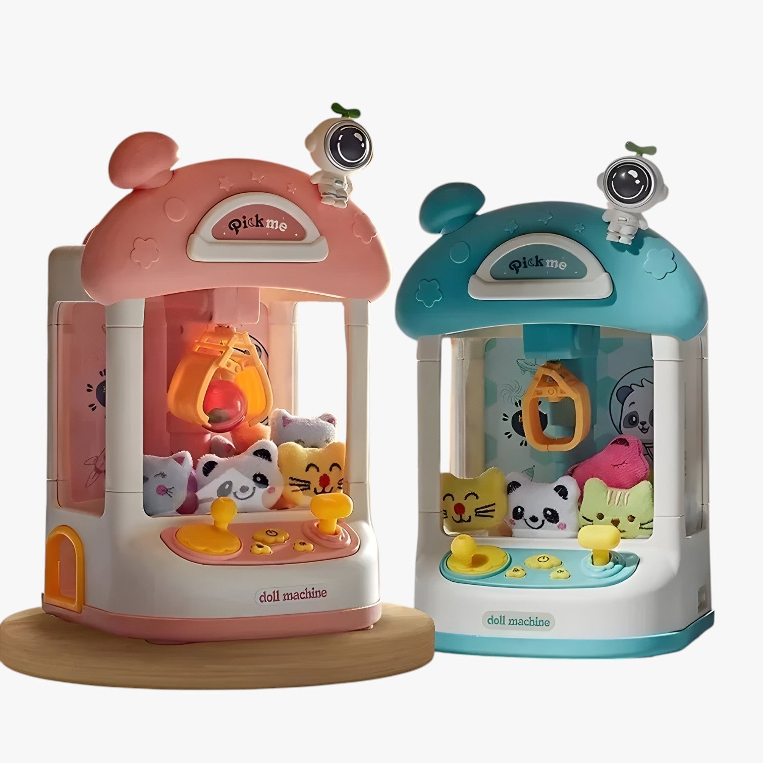 Remi | Mini Grab Maskine – Sødt astronautenspejl med lys og musik - - baby - {{ product_tags }