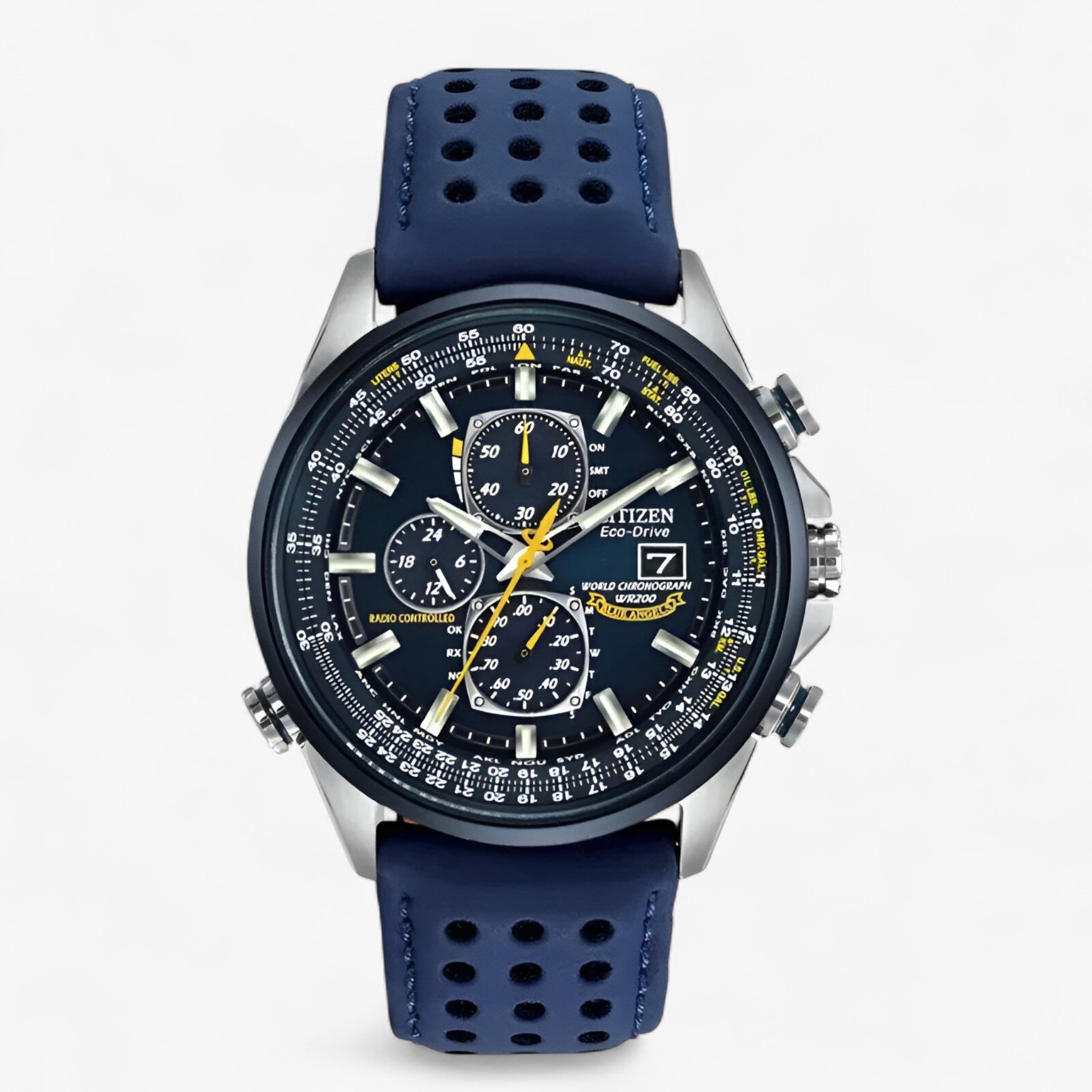 Elin | Ur Kronograf Mand MultiSteel 42mm, Sølv Stål, Blå Elegant Urskive - - Watches - {{ product_tags }