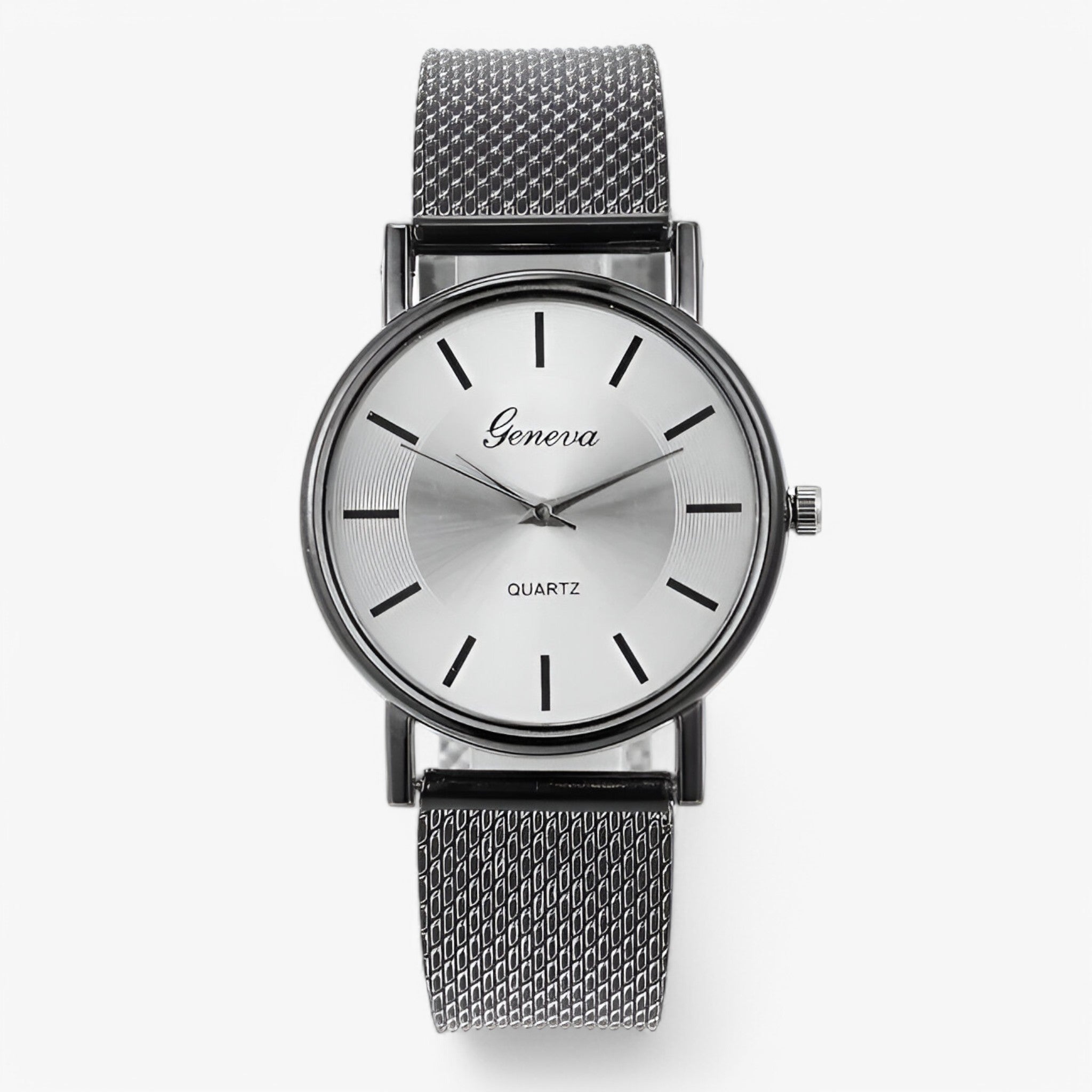 Karina | Elegant rosa guldur med hjerteformet urskive - Sort Hvid - 2 - watches - {{ product_tags }