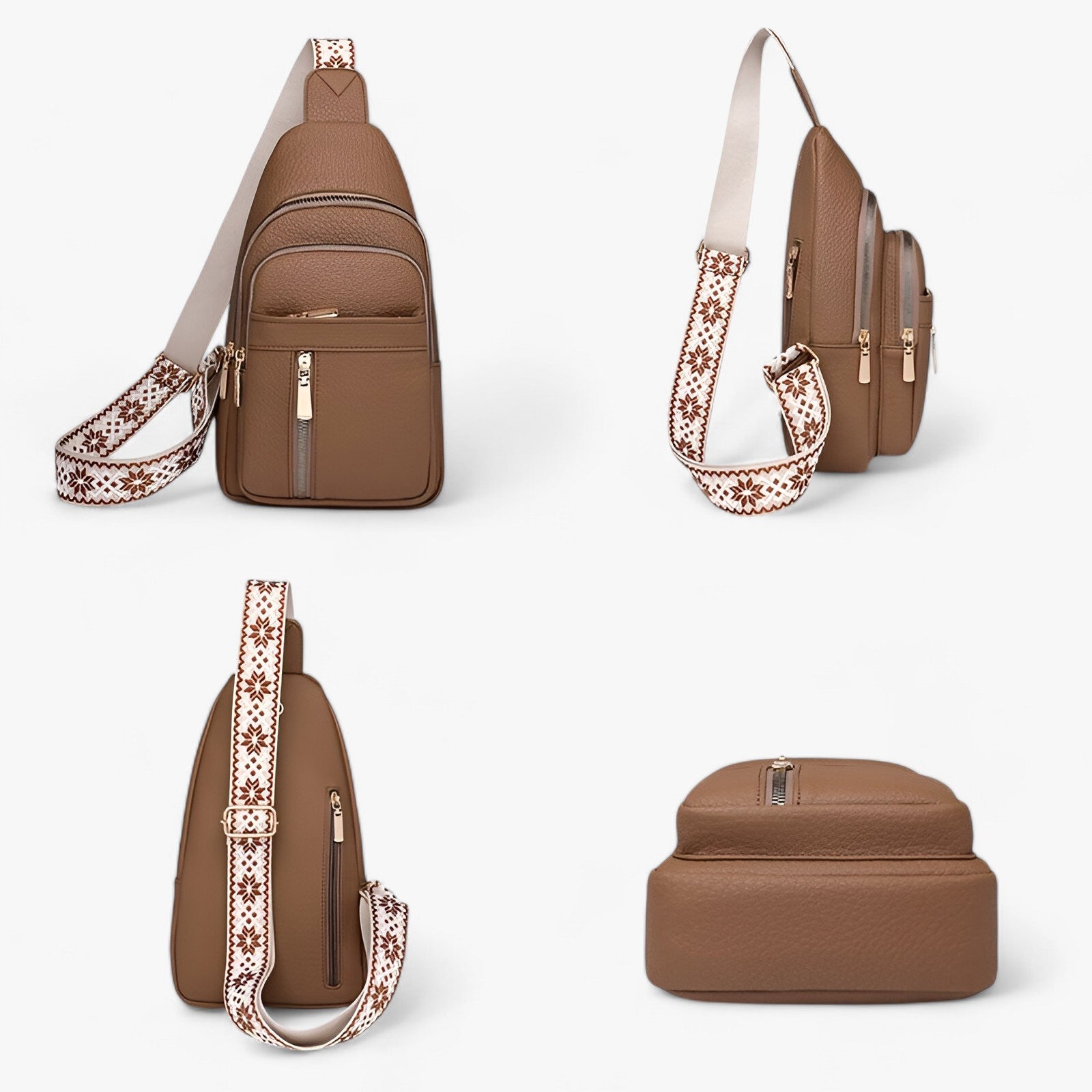 Amelie | Moderne PU-læder brysttaske – Elegant & Alsidig - - bags - {{ product_tags }