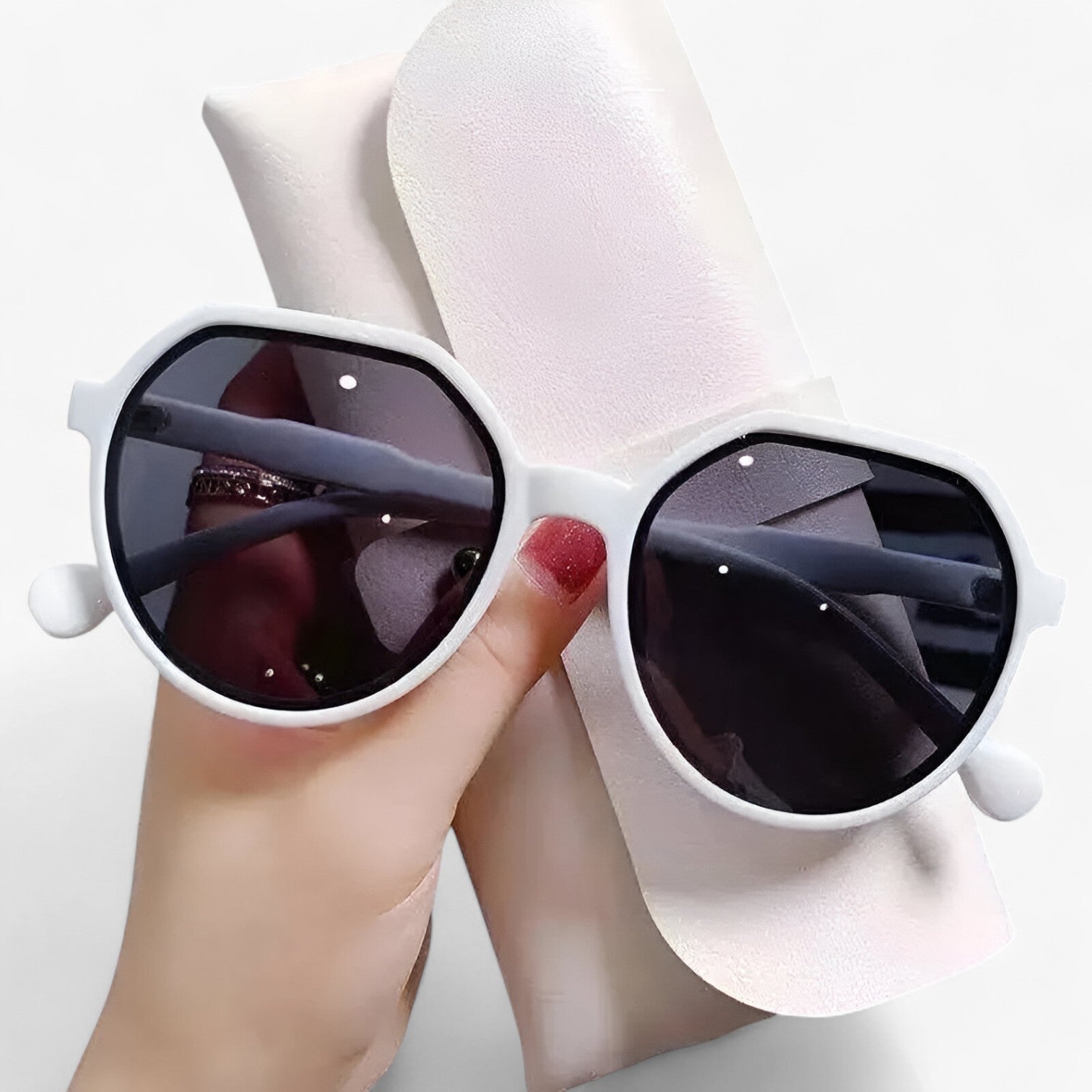 Milani | Fashionable Anti-Glare Solbriller til Kvinder – Ideelle til Rejser og Kørsel - HVID - women's fashion - {{ product_tags }