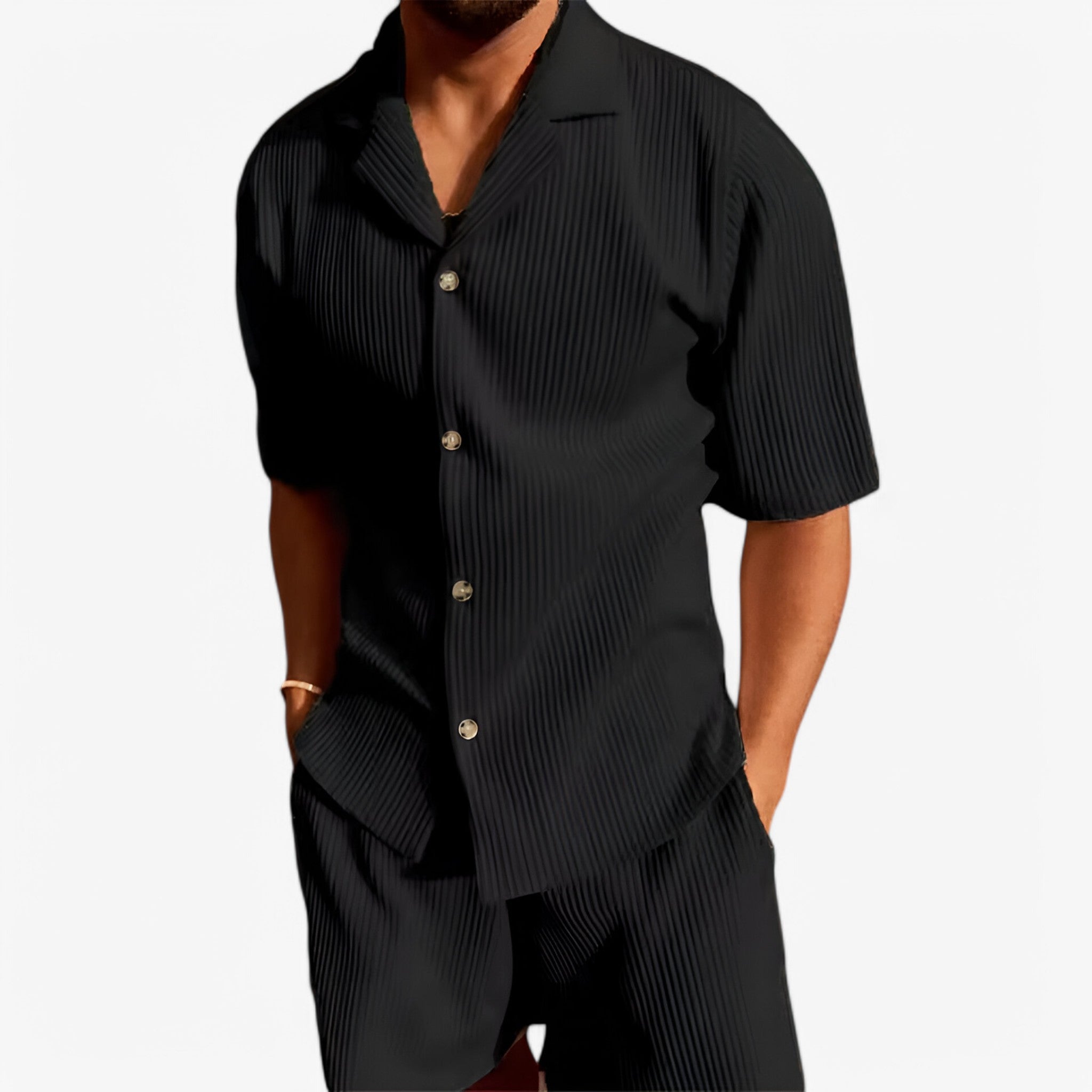 Giulia | Casual jakkesæt i fløjl - Sort - Giulia | Casual jakkesæt i fløjl- €25 - {{ product_tags }