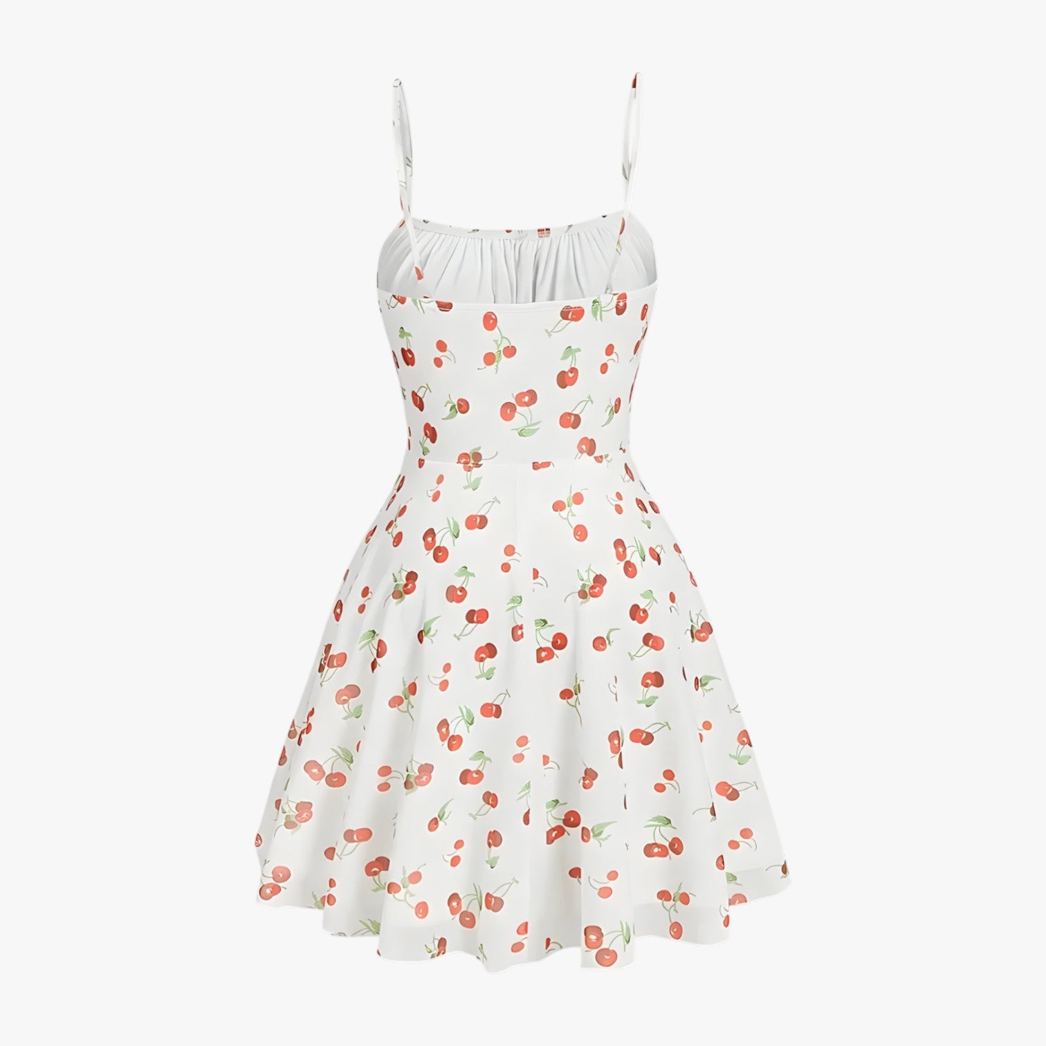 Lola | Vintage kirsebærprintet svingkjole til sommerfester - - Lola | Vintage kirsebærprintet svingkjole til sommerfester- €25 - {{ product_tags }