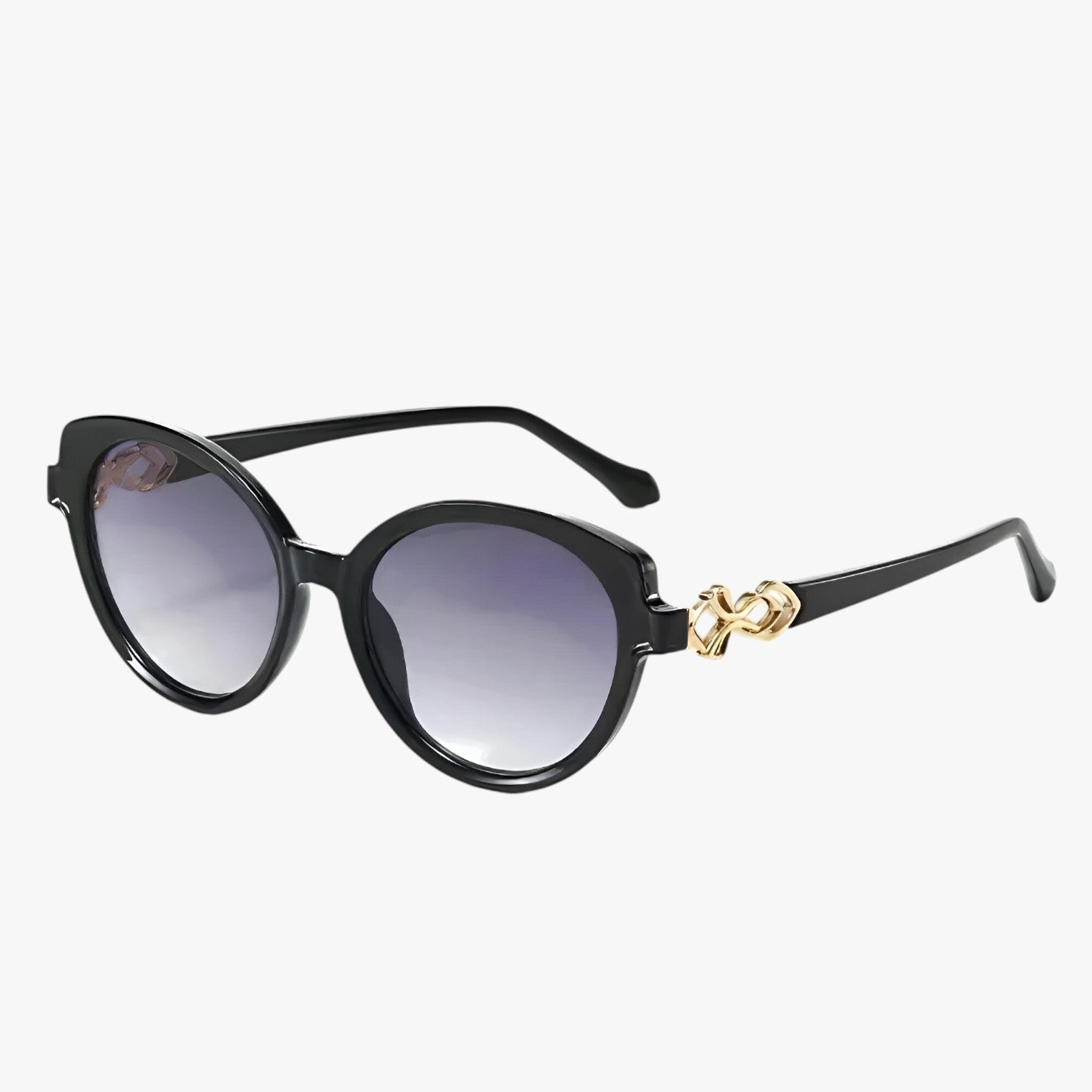 Ximena | Vintage cat eye solbriller til kvinder UV400 - LH5685-Sort grå - women's fashion - {{ product_tags }