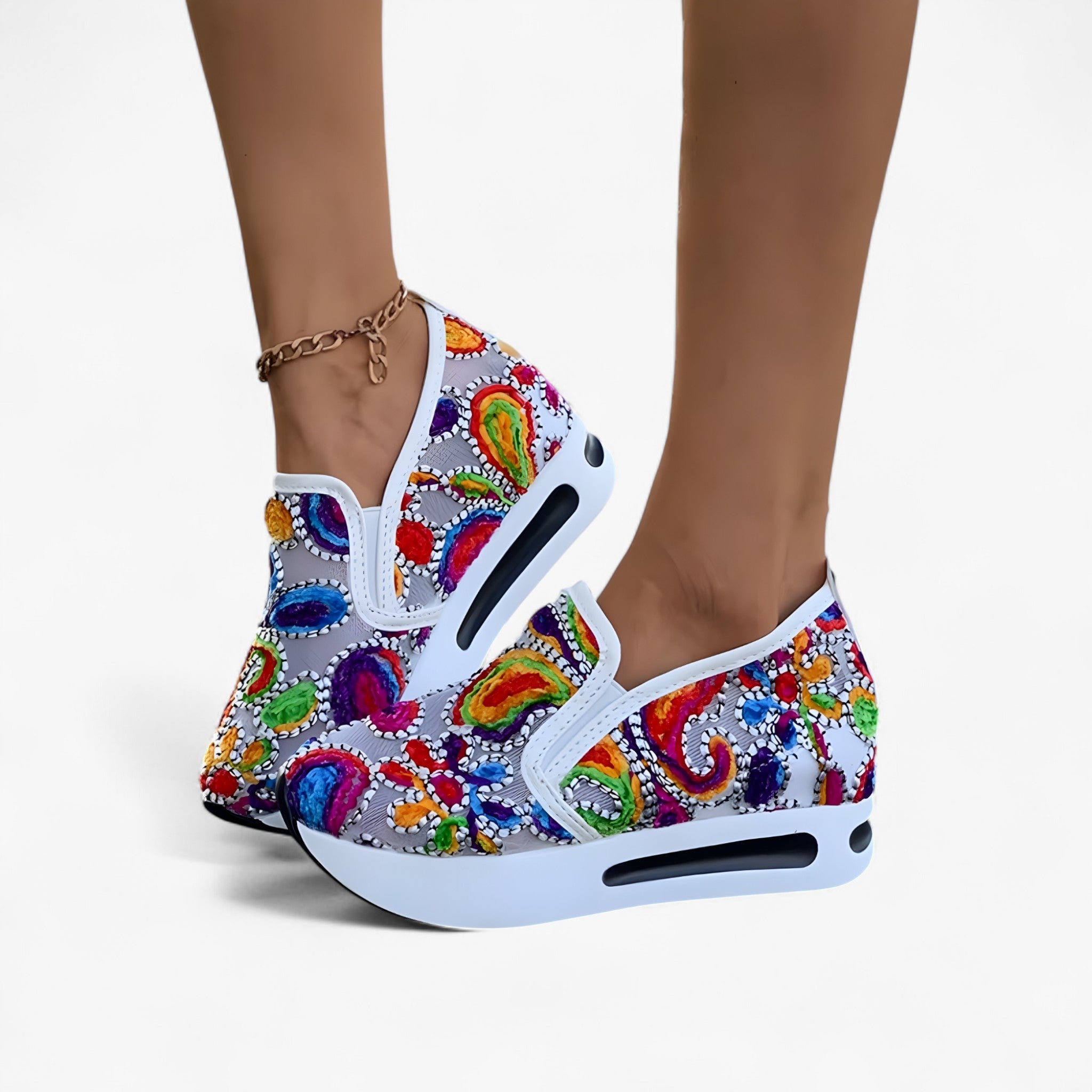 Emma | Broderede sko – Elegante og komfortable - - shoes - {{ product_tags }