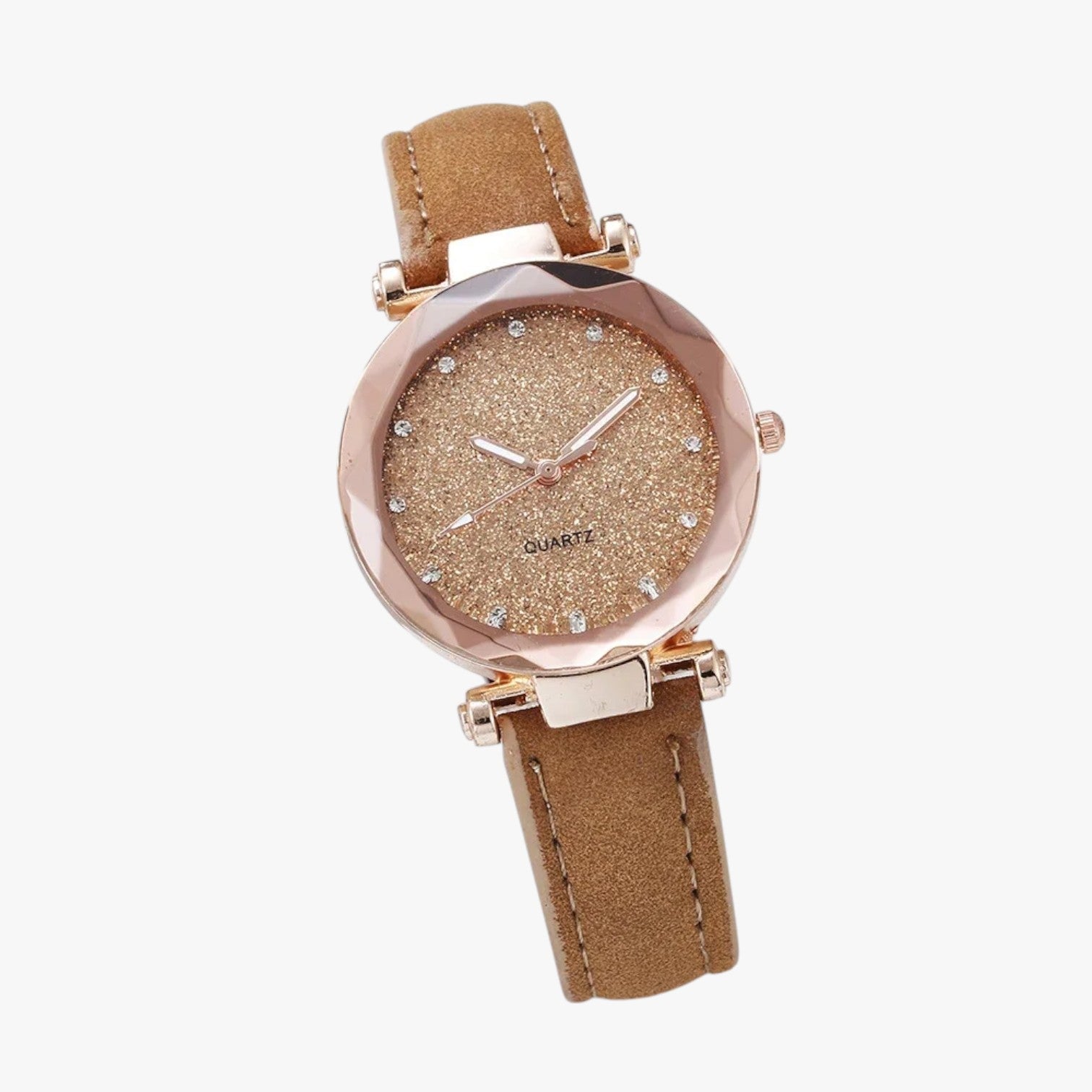 Kiana | Starry Sky Rose Sølv Ur - Brun - watches - {{ product_tags }
