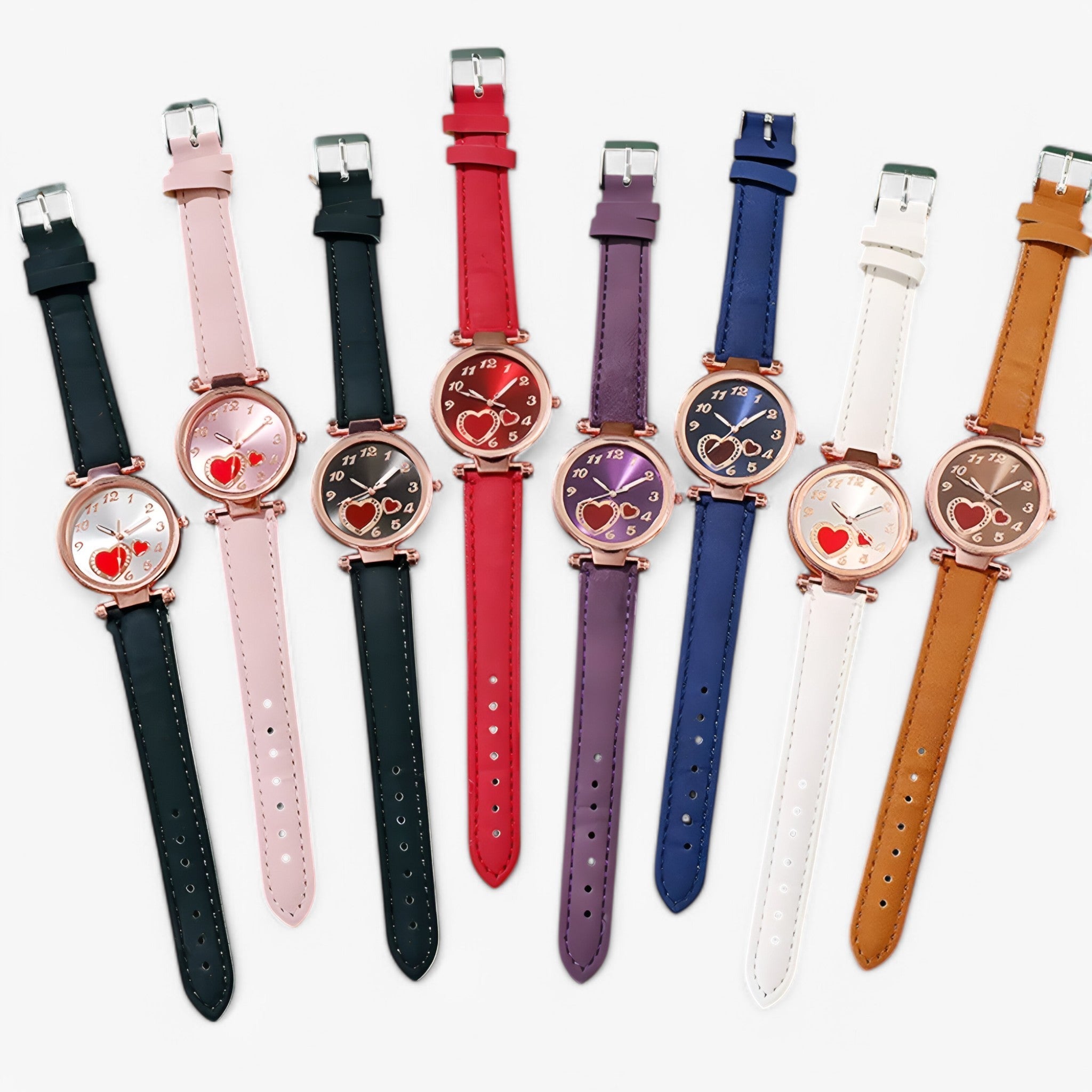 Janice | Dameur i læder med luksuriøst armbåndsdesign og quartz urværk - - watches - {{ product_tags }