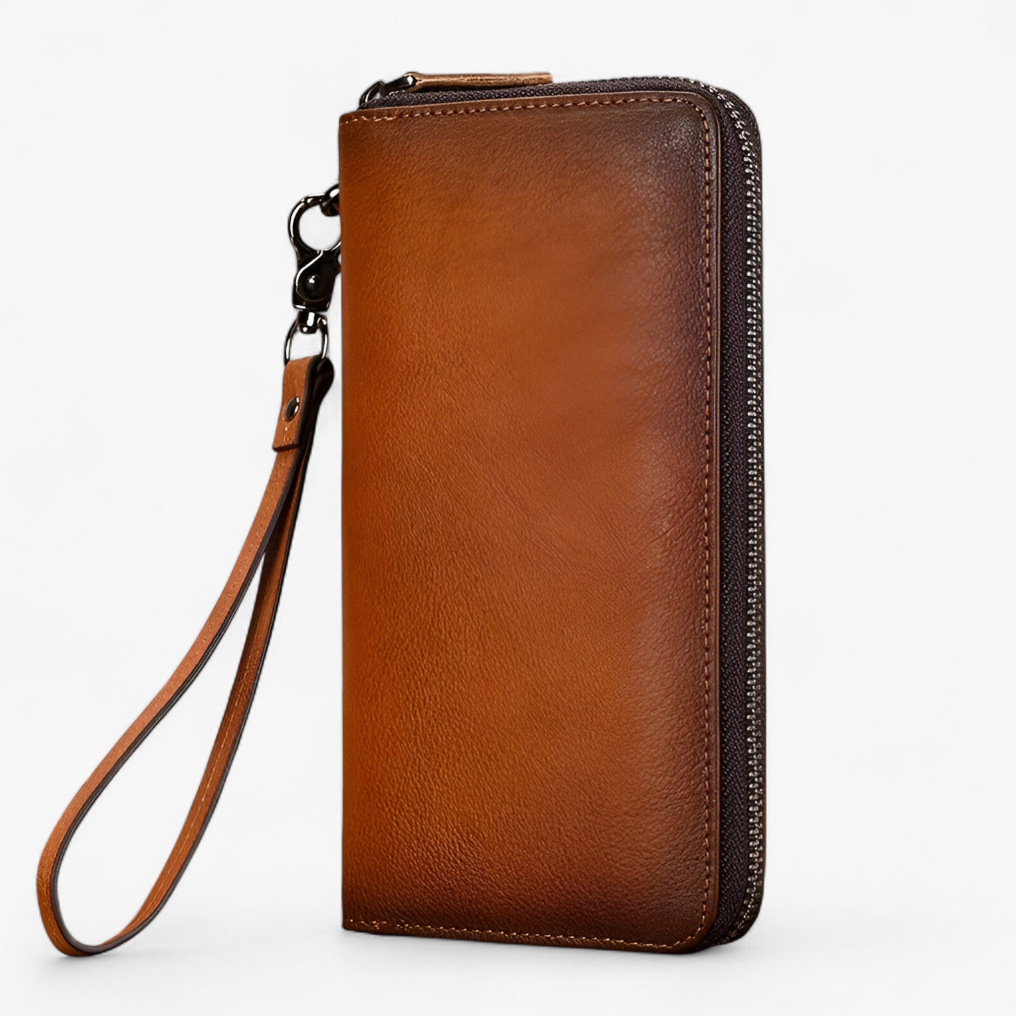 Lang Læderpung til Mænd - Brun - bags - {{ product_tags }