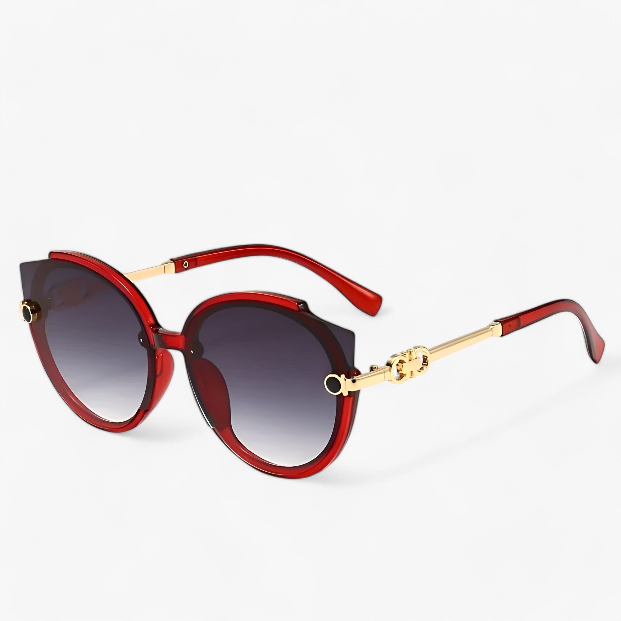 Shana | Runde solbriller med farveforløb - vintage stil og beskyttelse - - women's fashion - {{ product_tags }