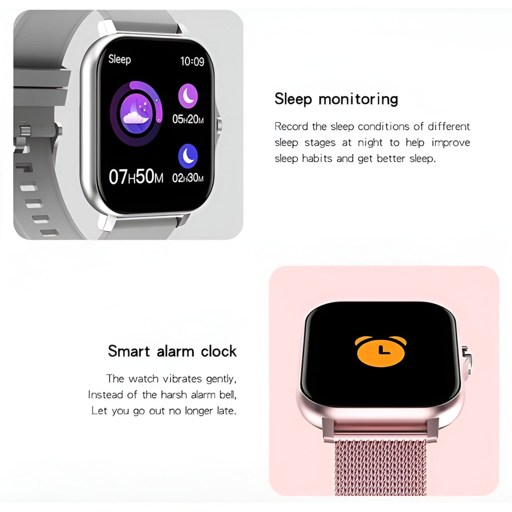 Matthew | Slankt og stilfuldt smartwatch - - watches - {{ product_tags }